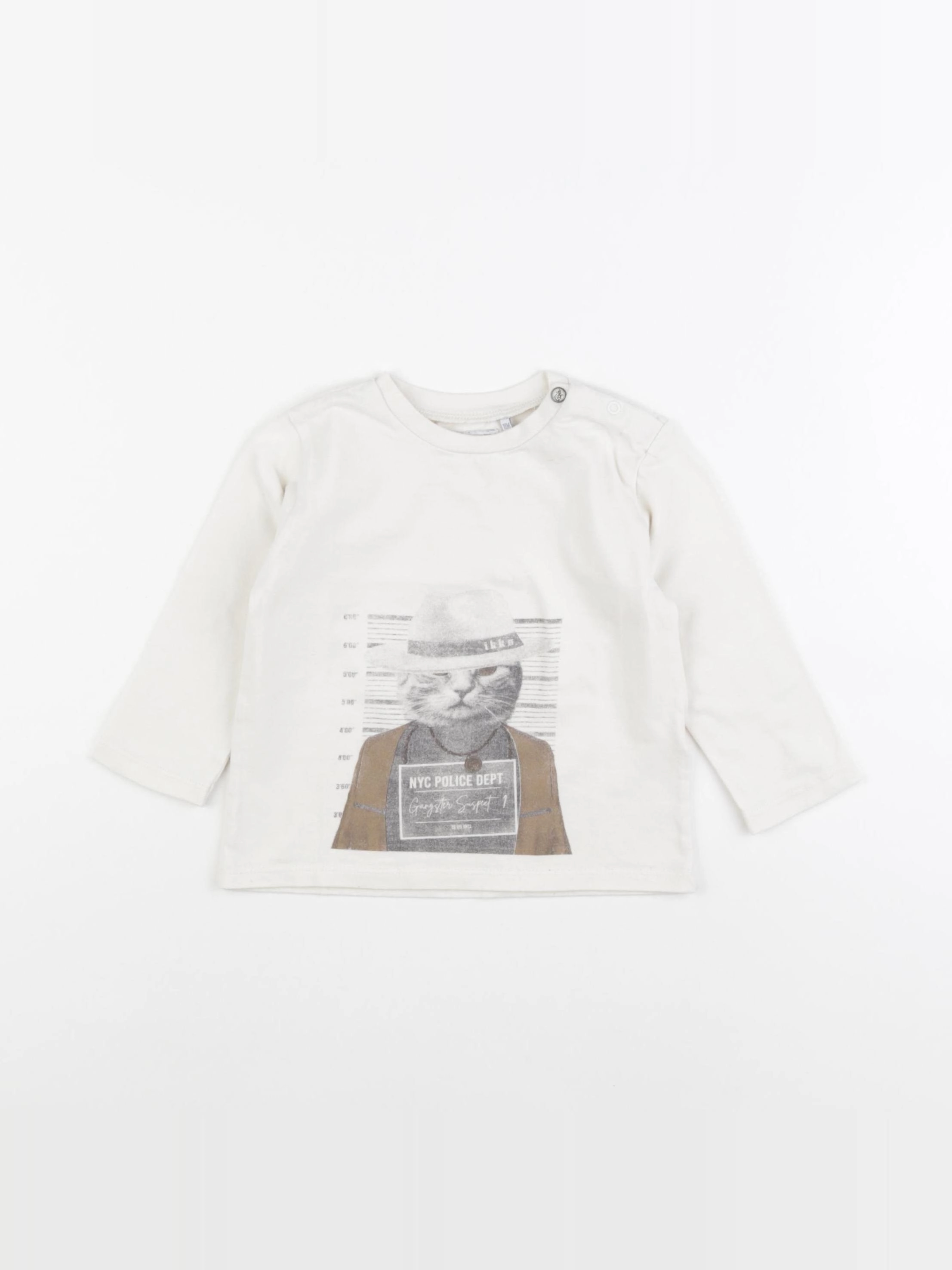 IKKS - tee-shirt blanc - 18 mois
