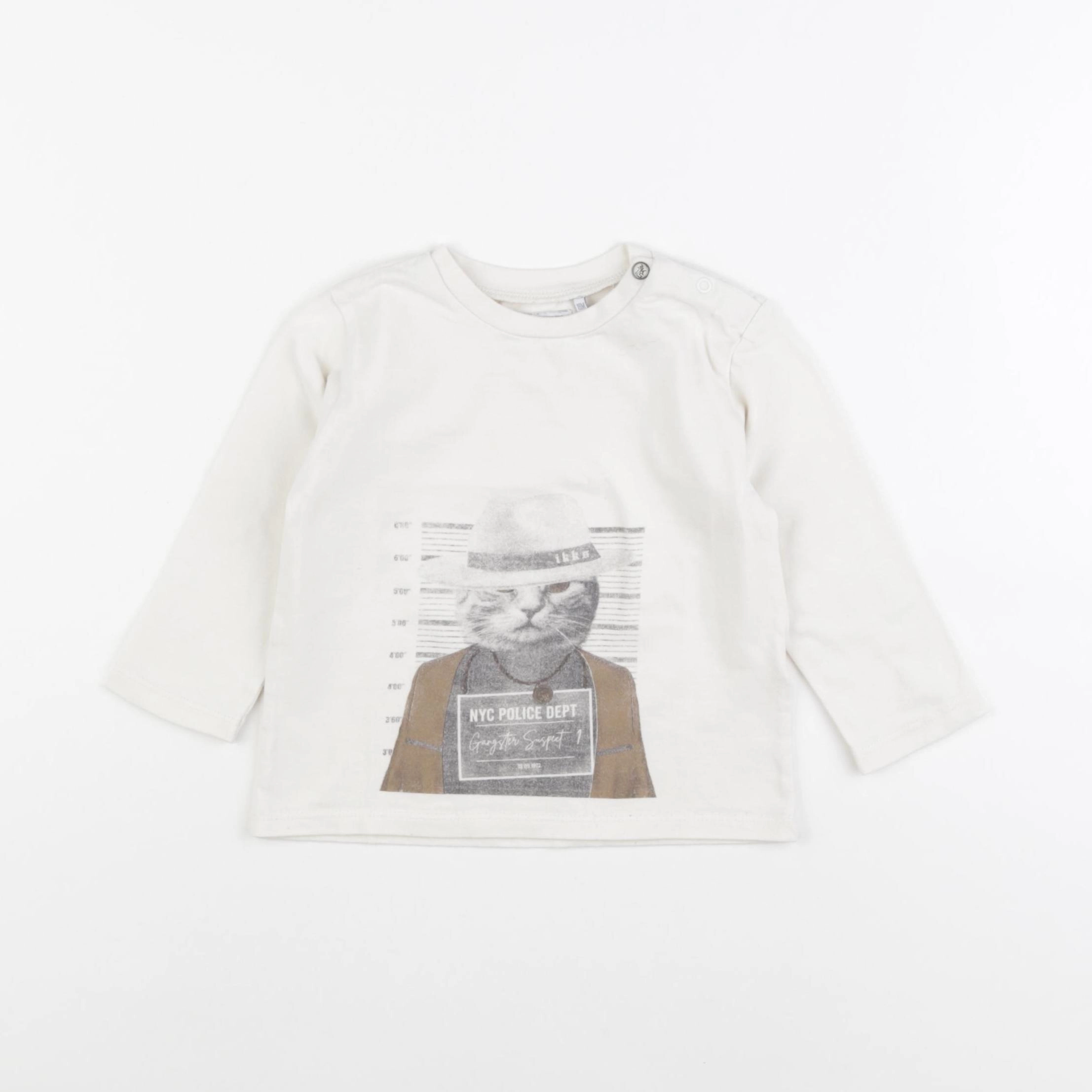 IKKS - tee-shirt blanc - 18 mois