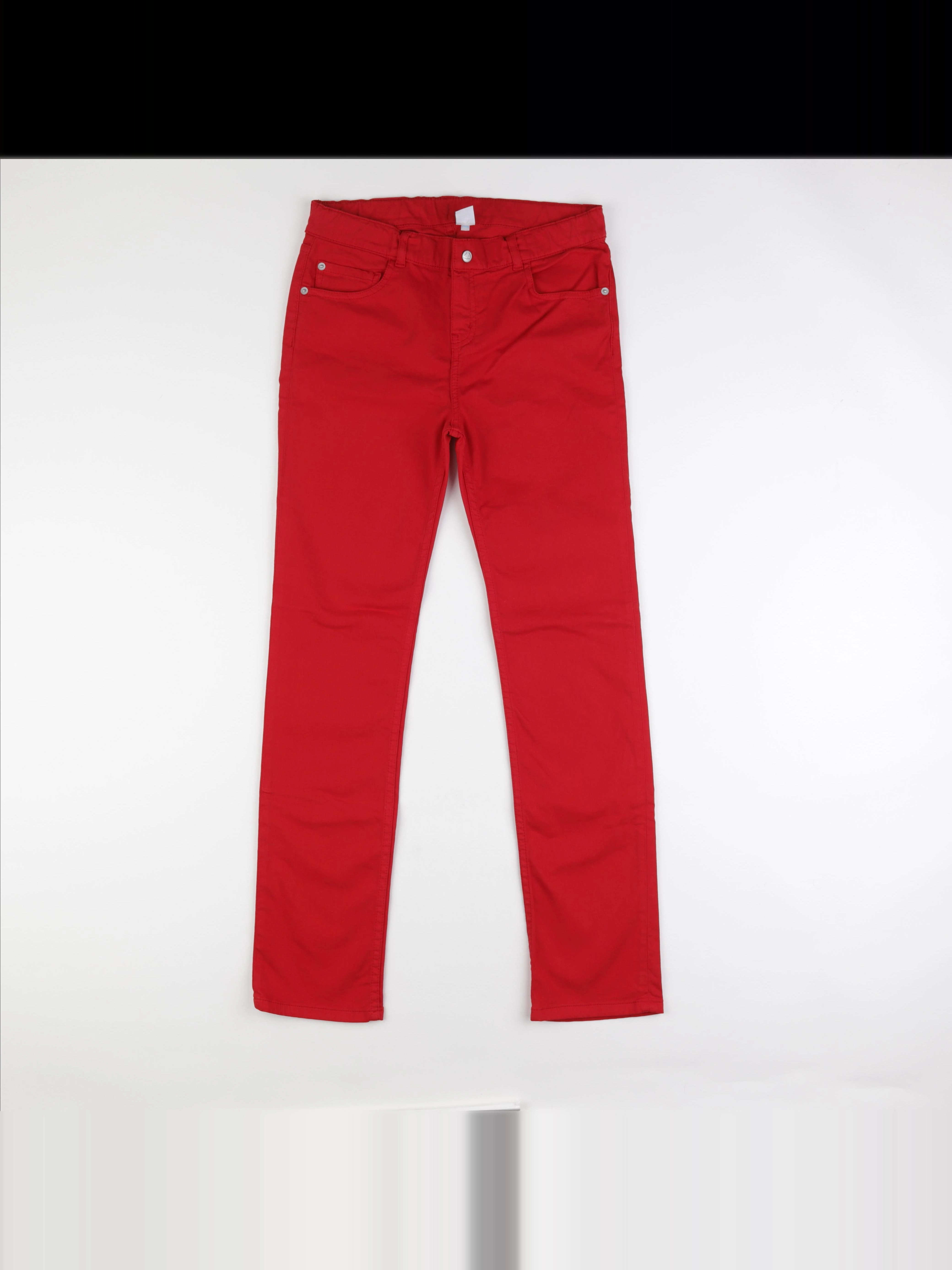 Petit Bateau - pantalon rouge - 12 ans