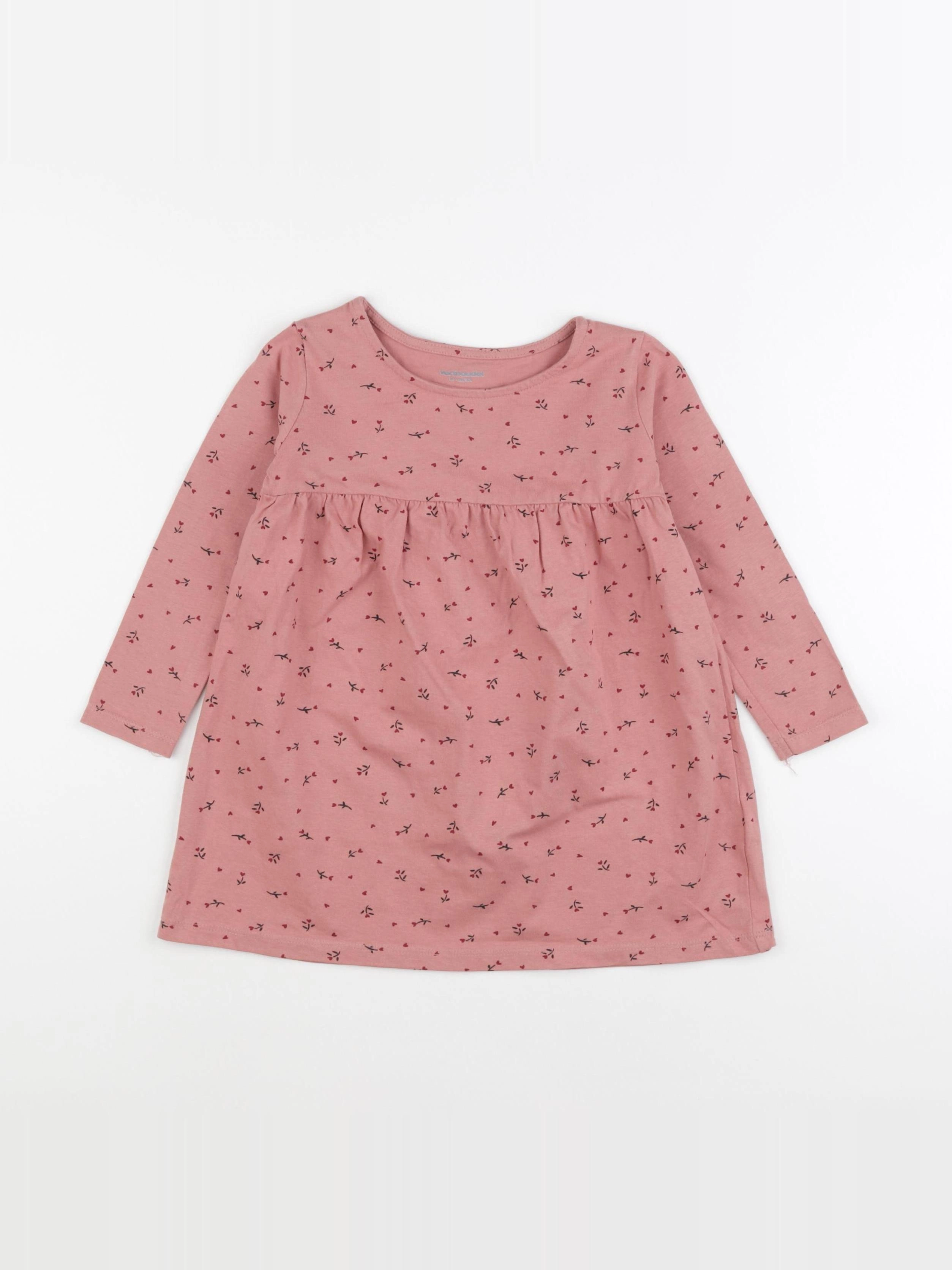 Vertbaudet - robe rose - 3 ans