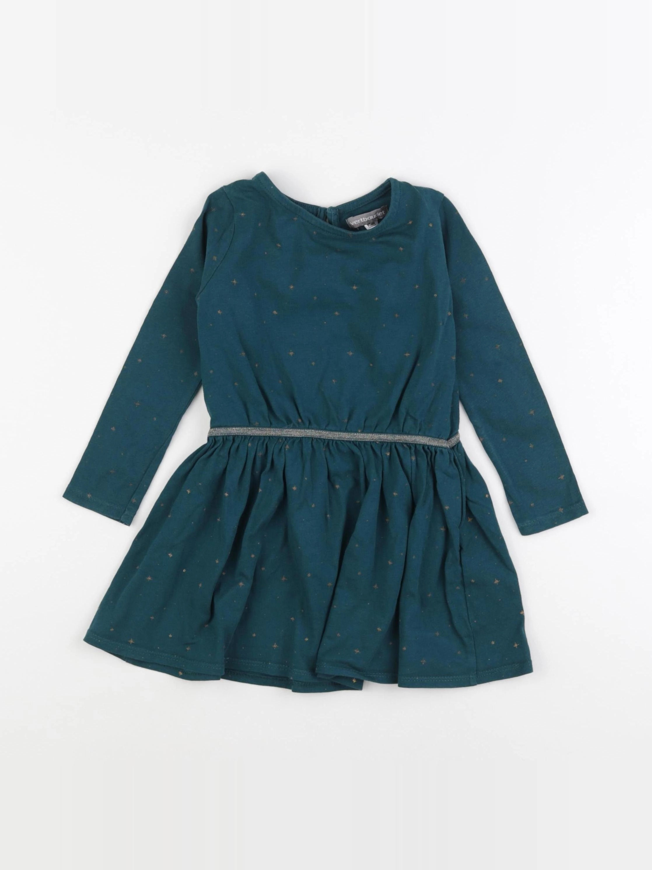 Vertbaudet - robe vert - 3 ans