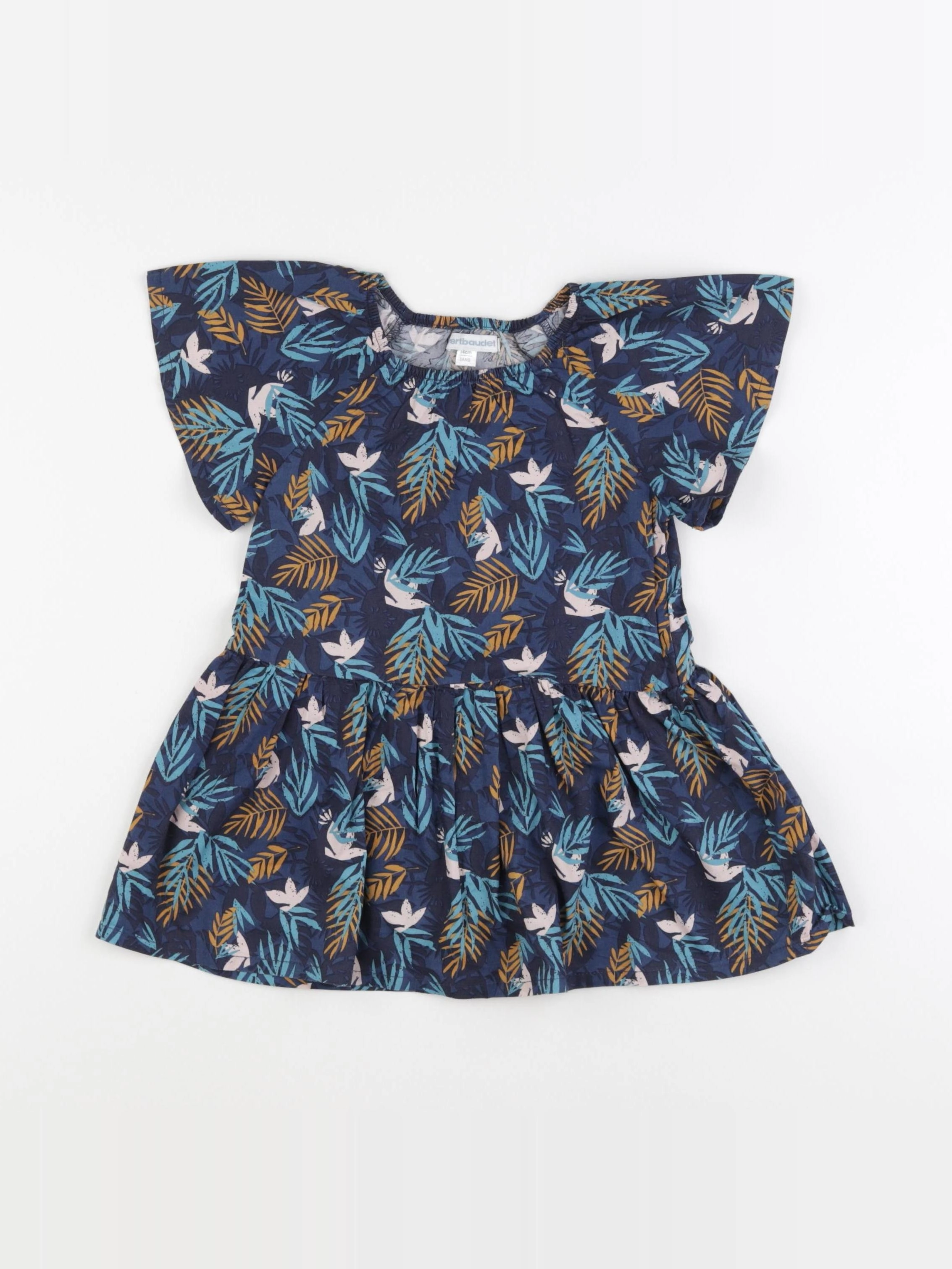 Vertbaudet - robe multicolore - 3 ans