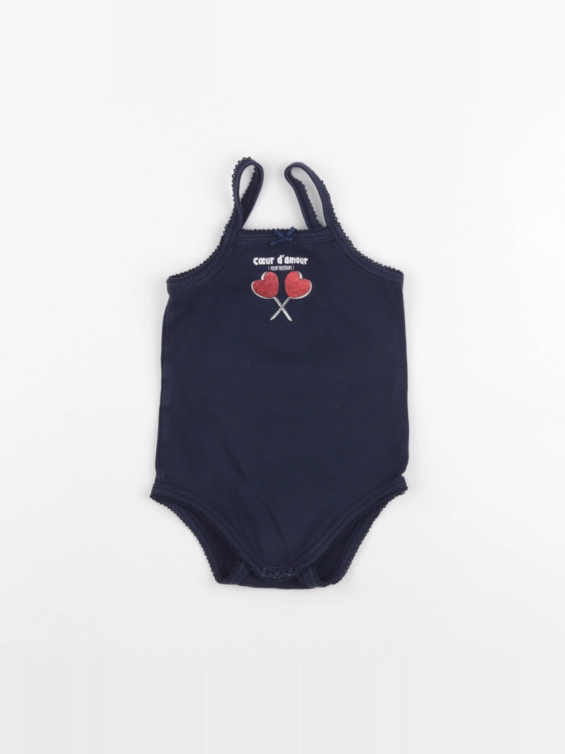 Vertbaudet - body bleu - 24 mois