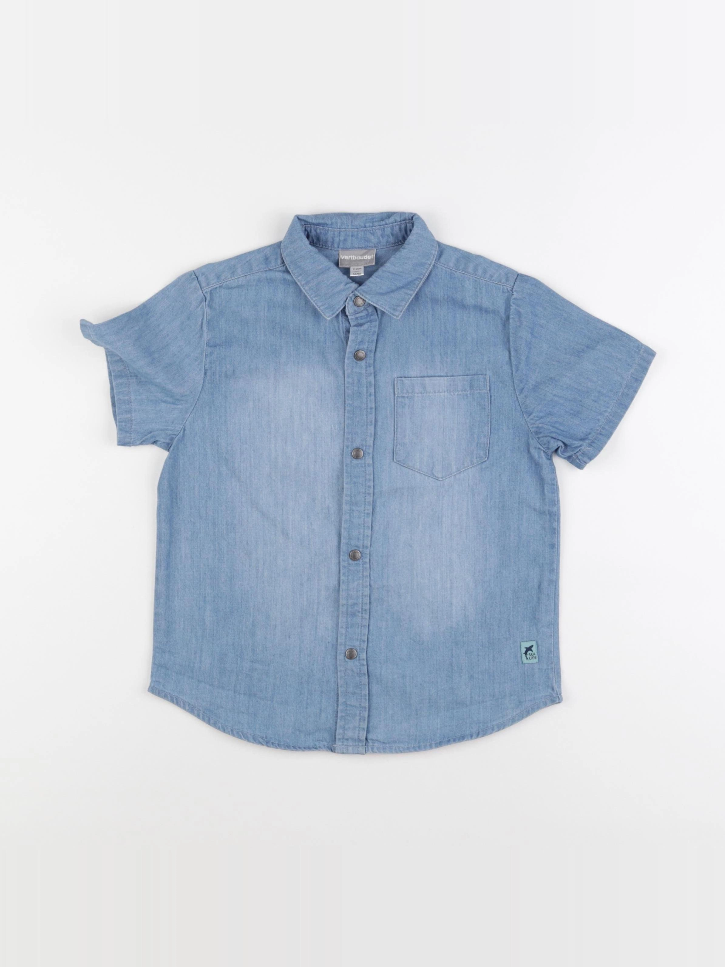 Vertbaudet - chemise bleu - 5 ans