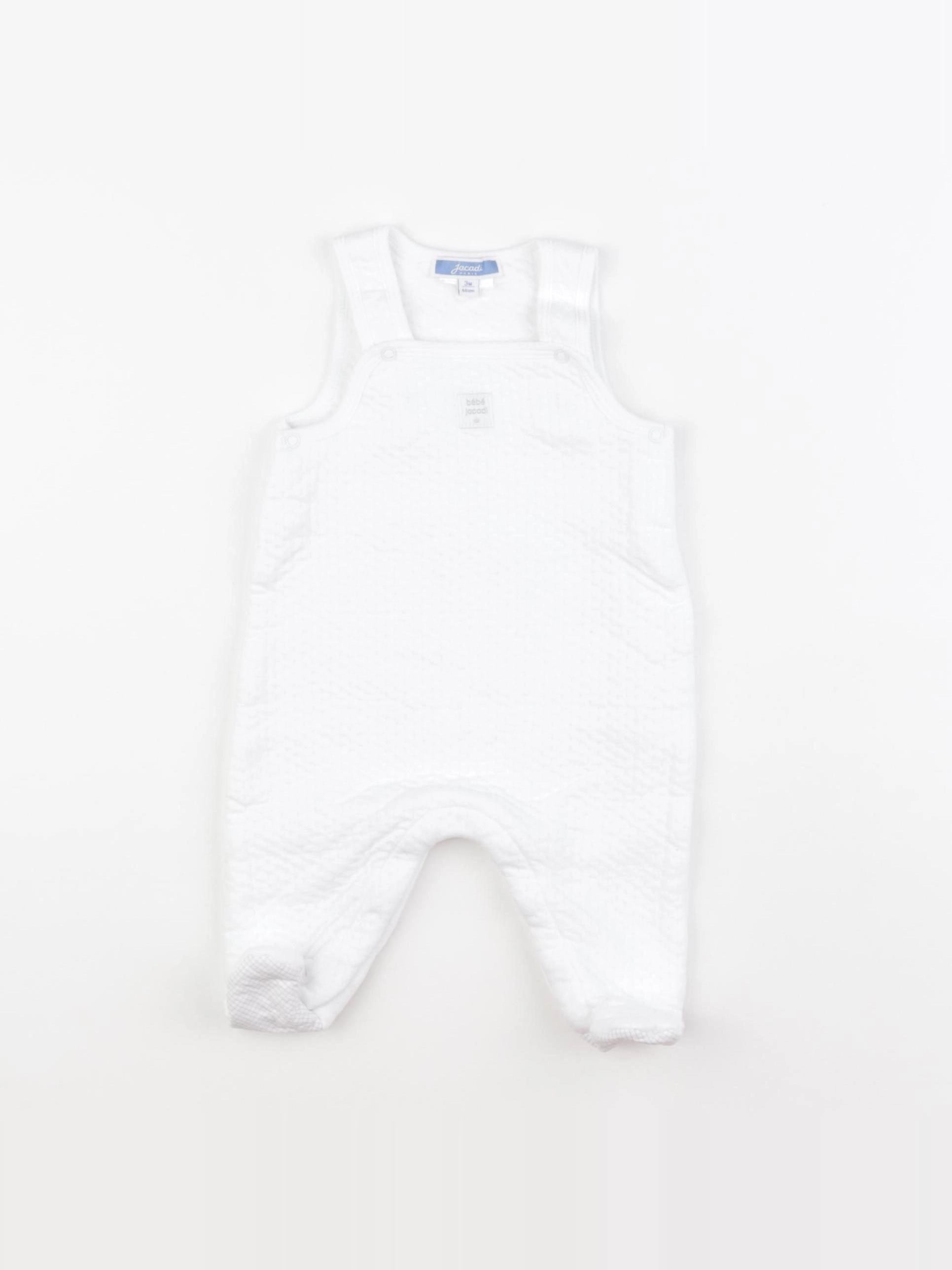 Jacadi - pyjama coton blanc - 3 mois