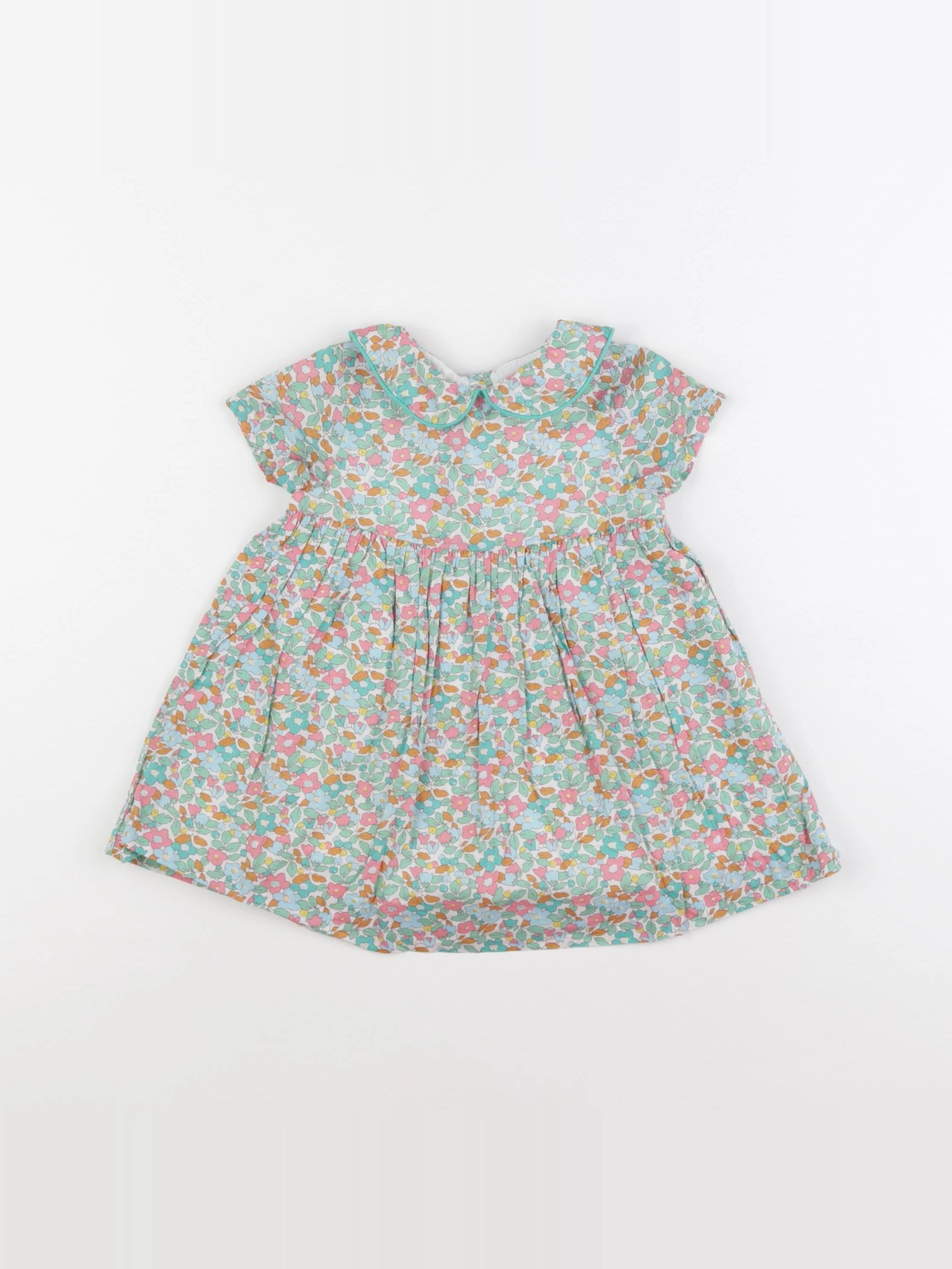 Jacadi - robe liberty multicolore - 12 mois
