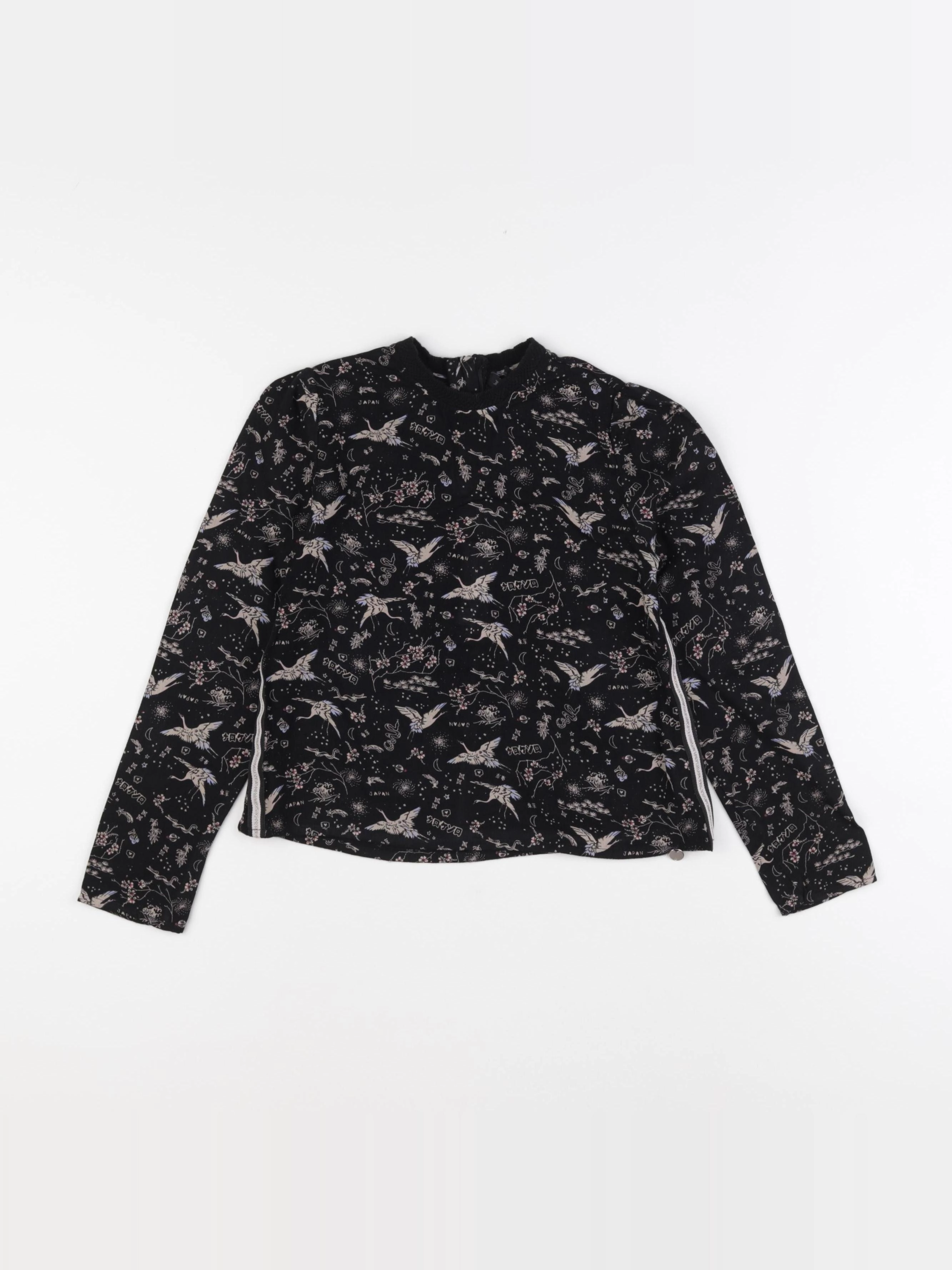 IKKS - blouse noir - 6 ans
