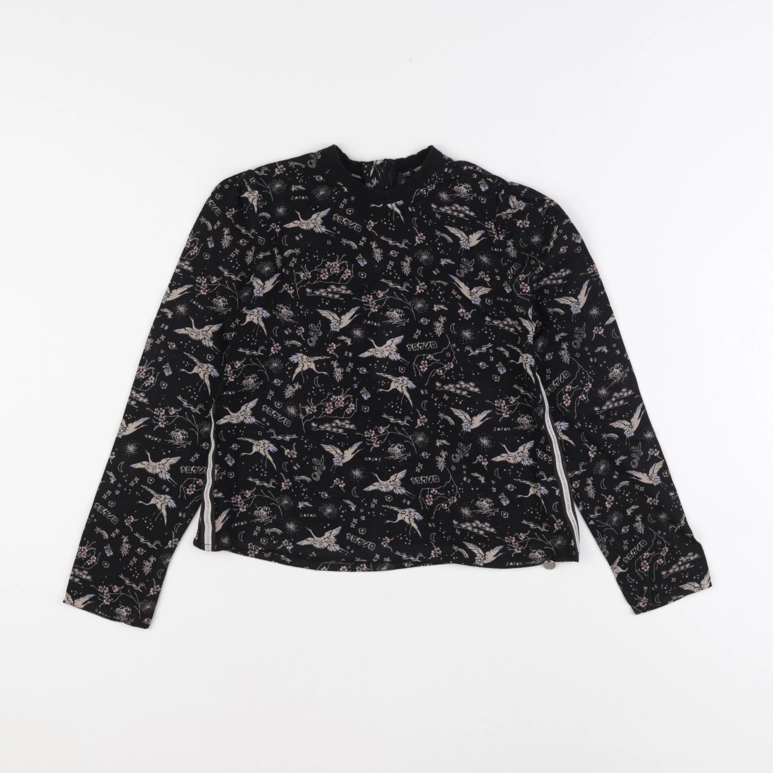 IKKS - blouse noir - 6 ans