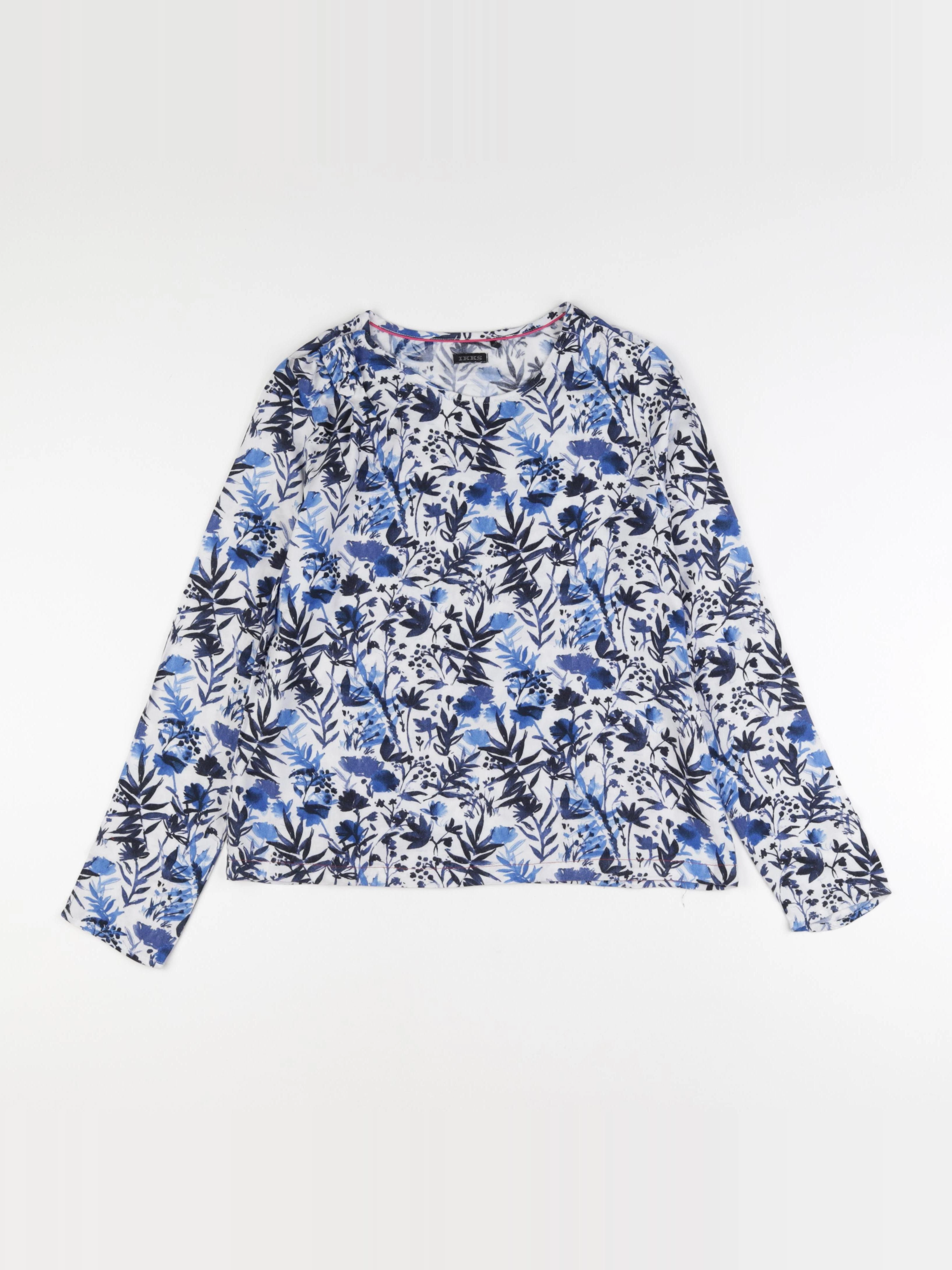 IKKS - blouse blanc, bleu - 12 ans