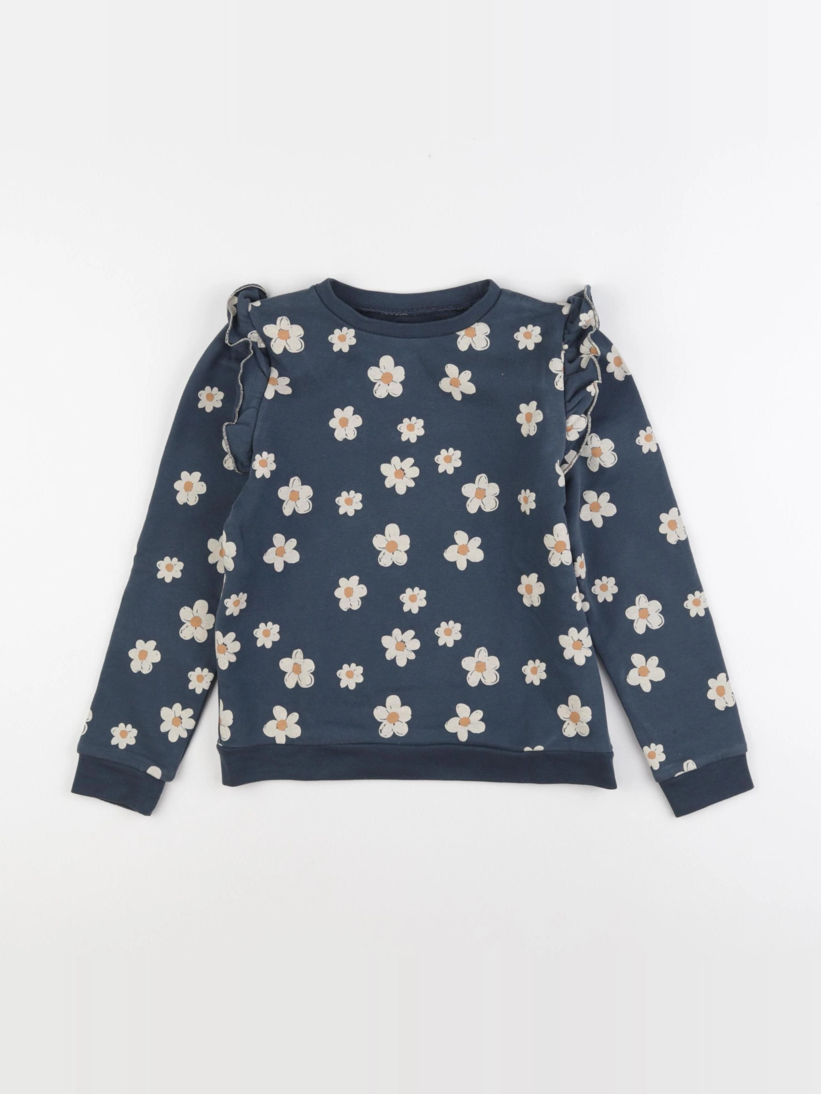 Vertbaudet - sweat bleu - 8 ans