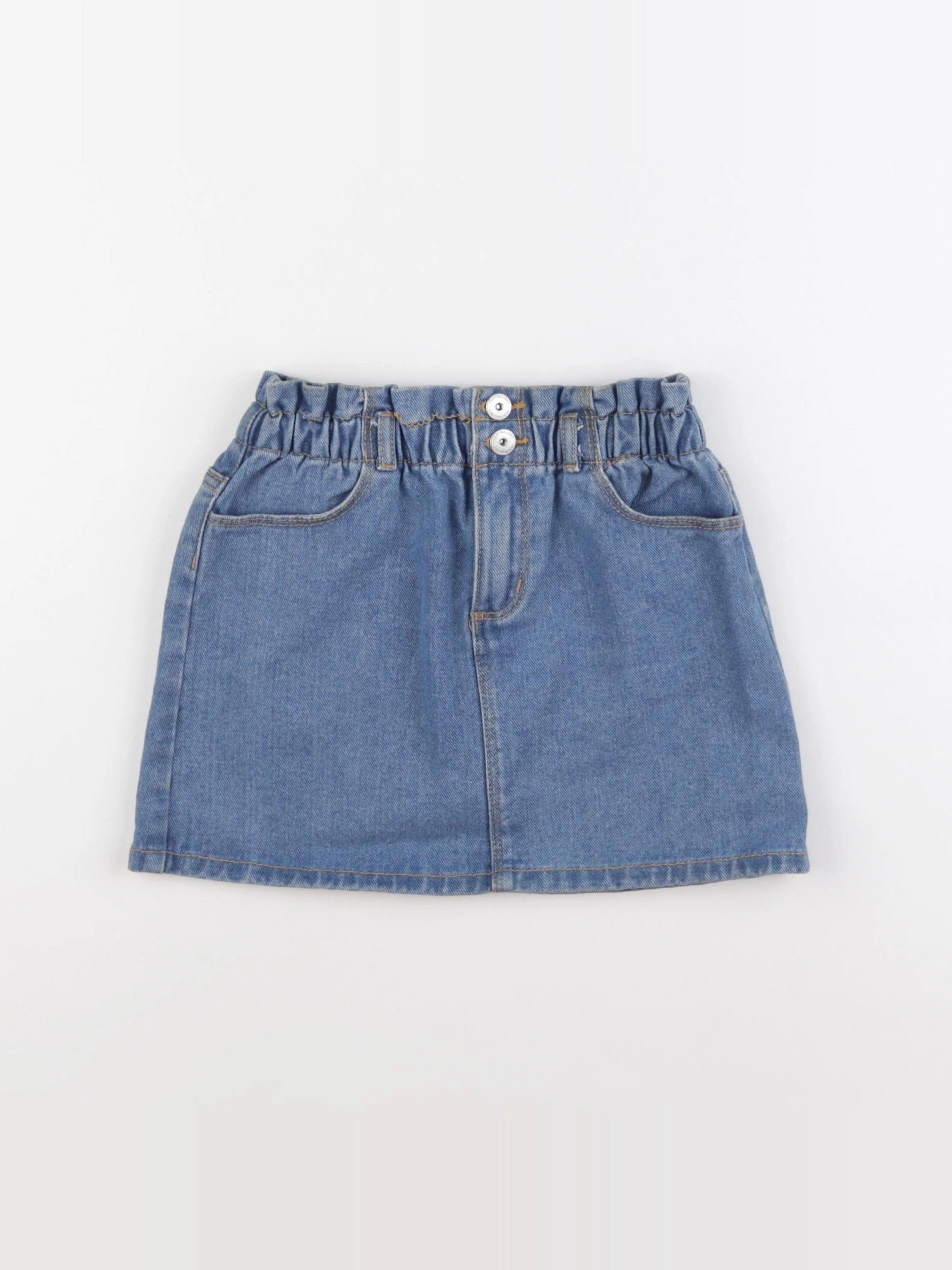 Vertbaudet - jupe bleu - 6 ans