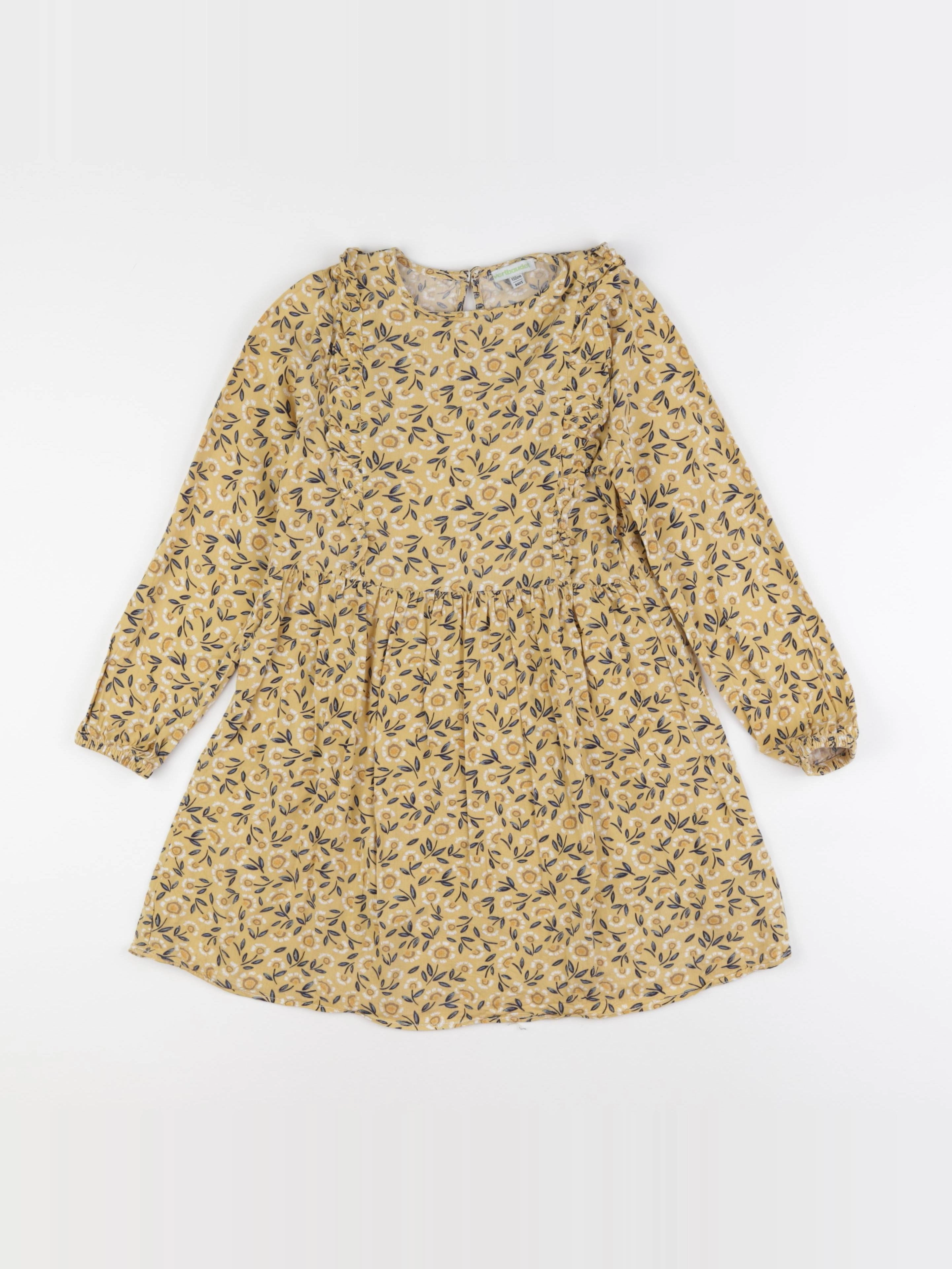 Vertbaudet - robe jaune - 9 ans