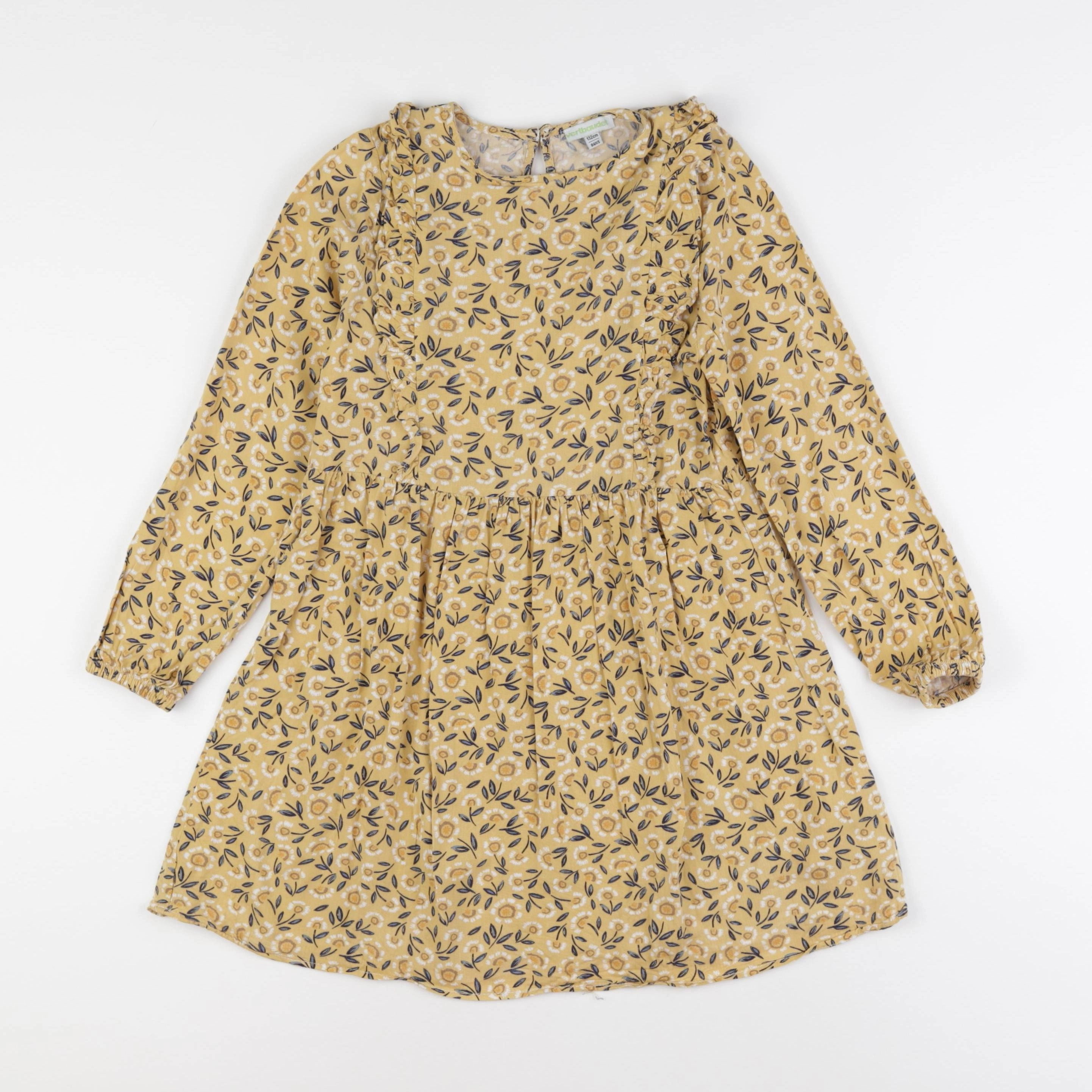 Vertbaudet - robe jaune - 9 ans