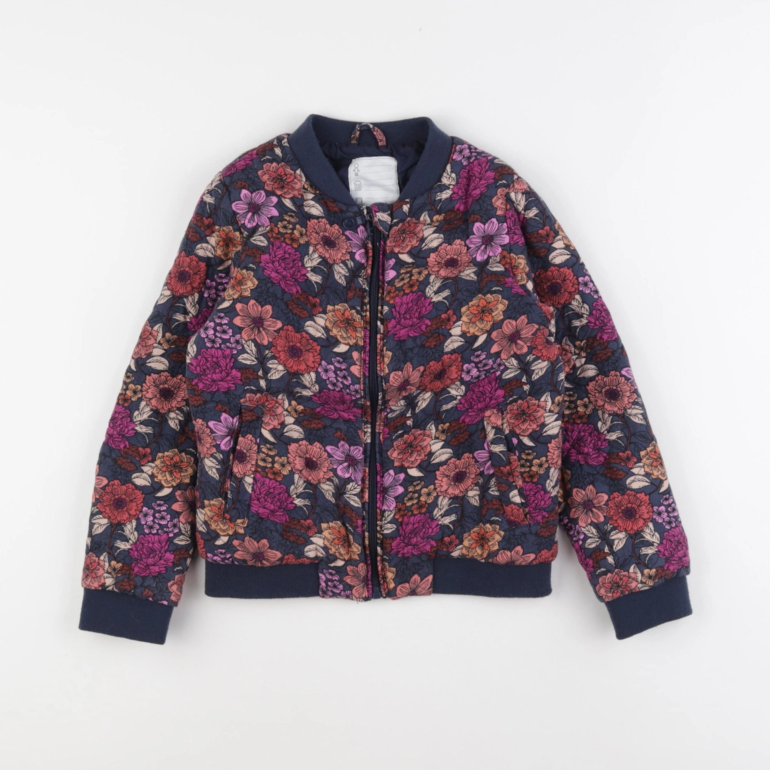 Vertbaudet - veste multicolore - 7 ans