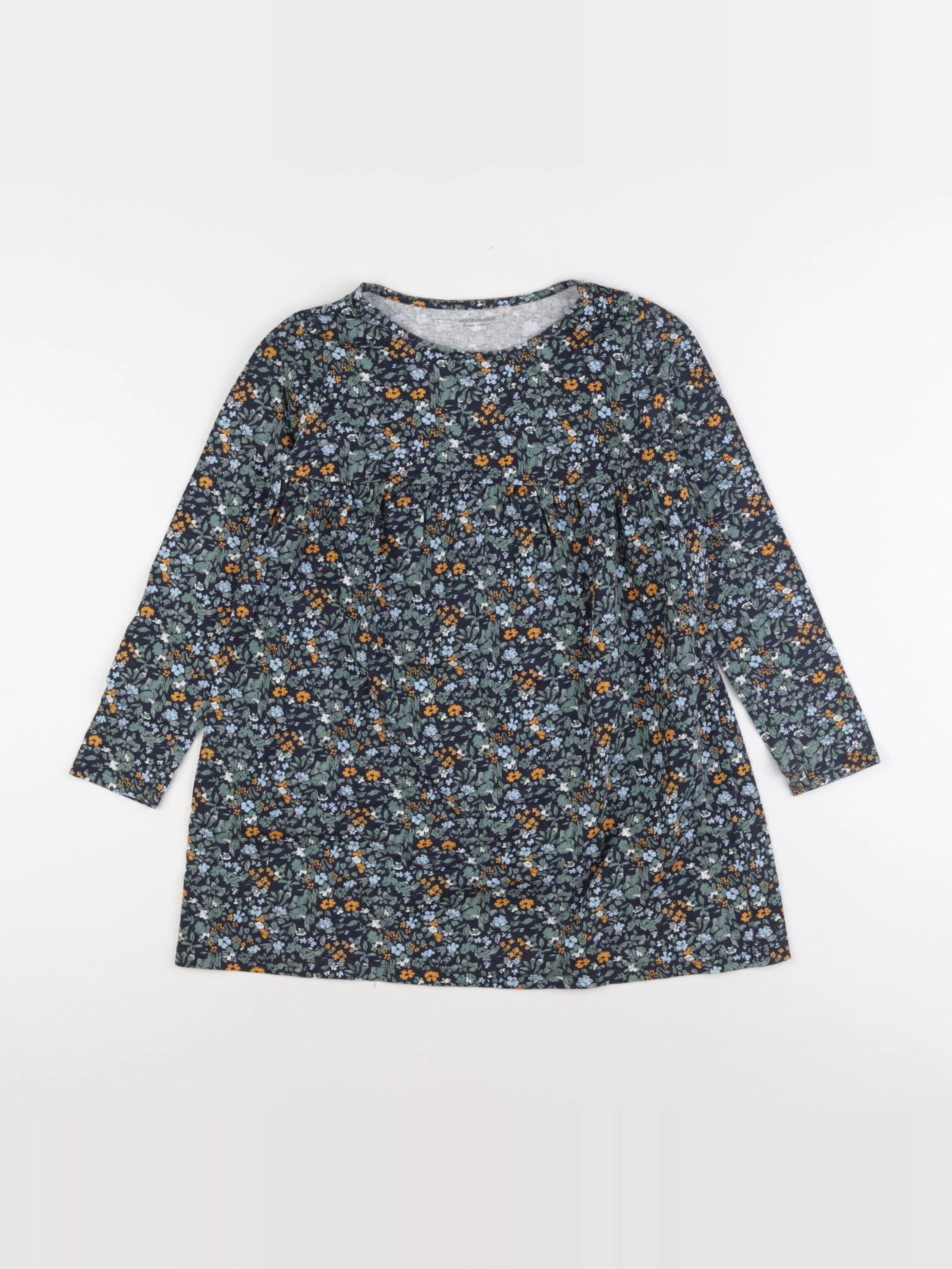 Vertbaudet - robe multicolore - 8 ans