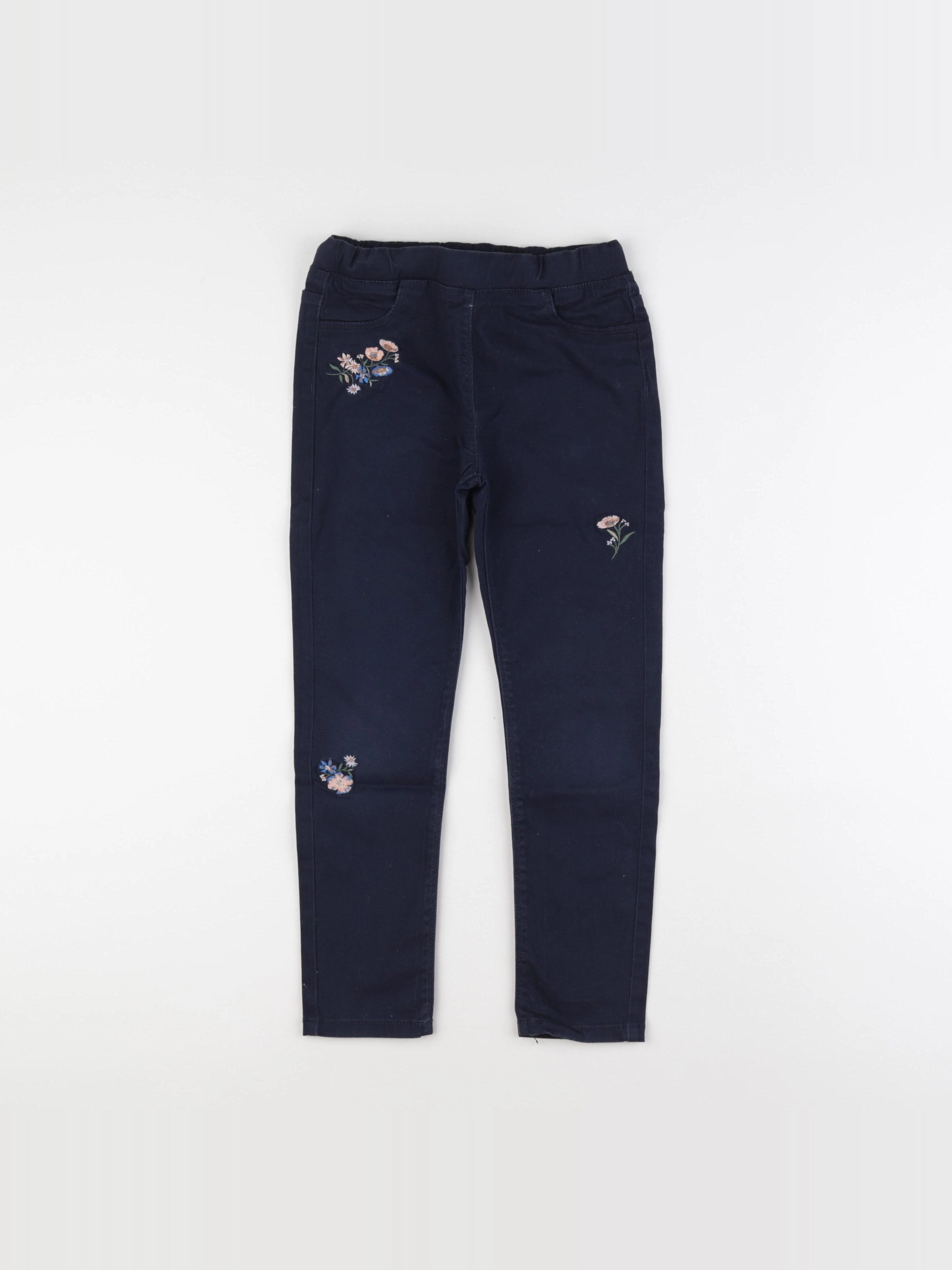 Vertbaudet - jegging bleu - 8 ans