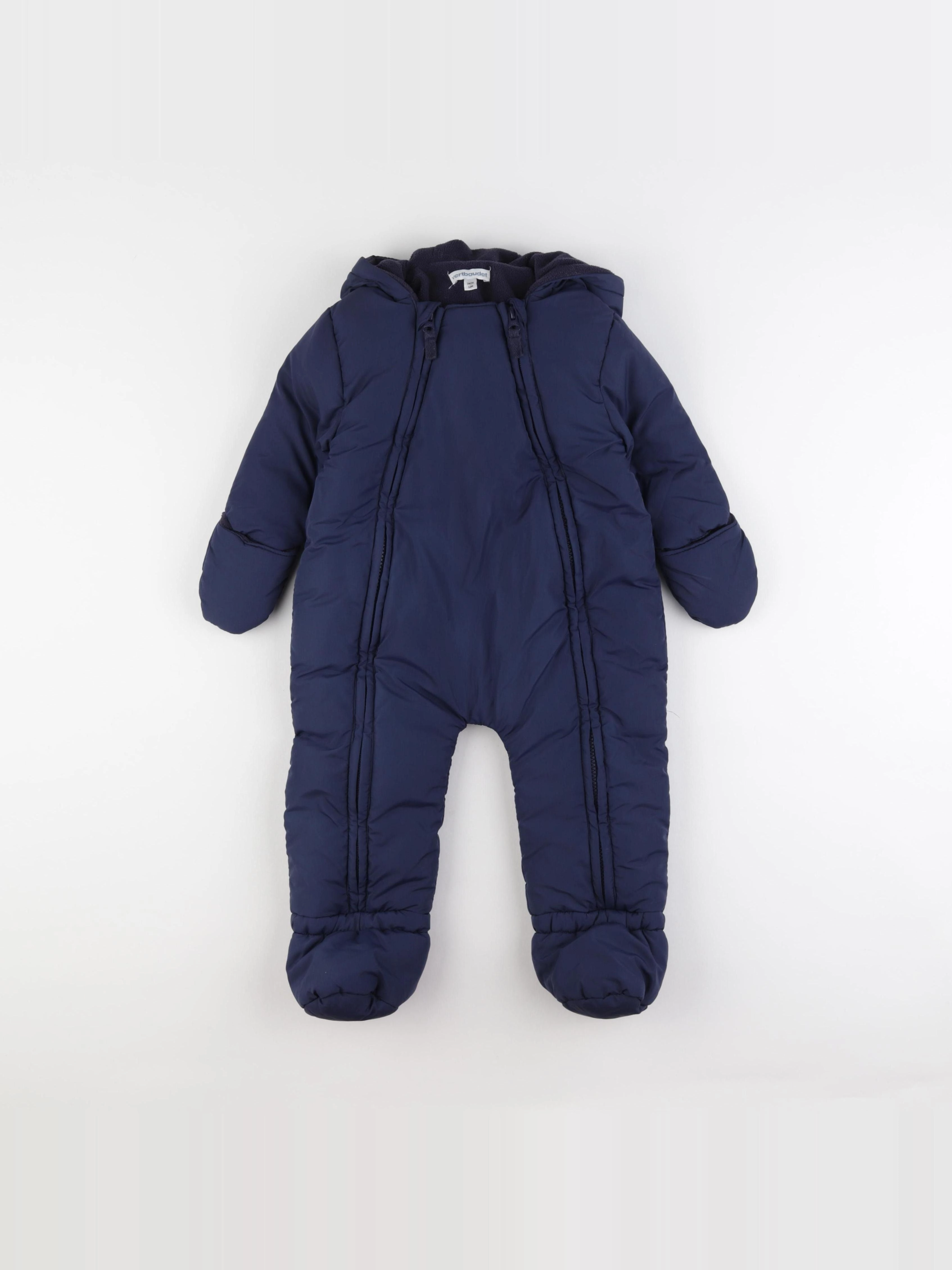 Vertbaudet - combi-pilote bleu - 12 mois