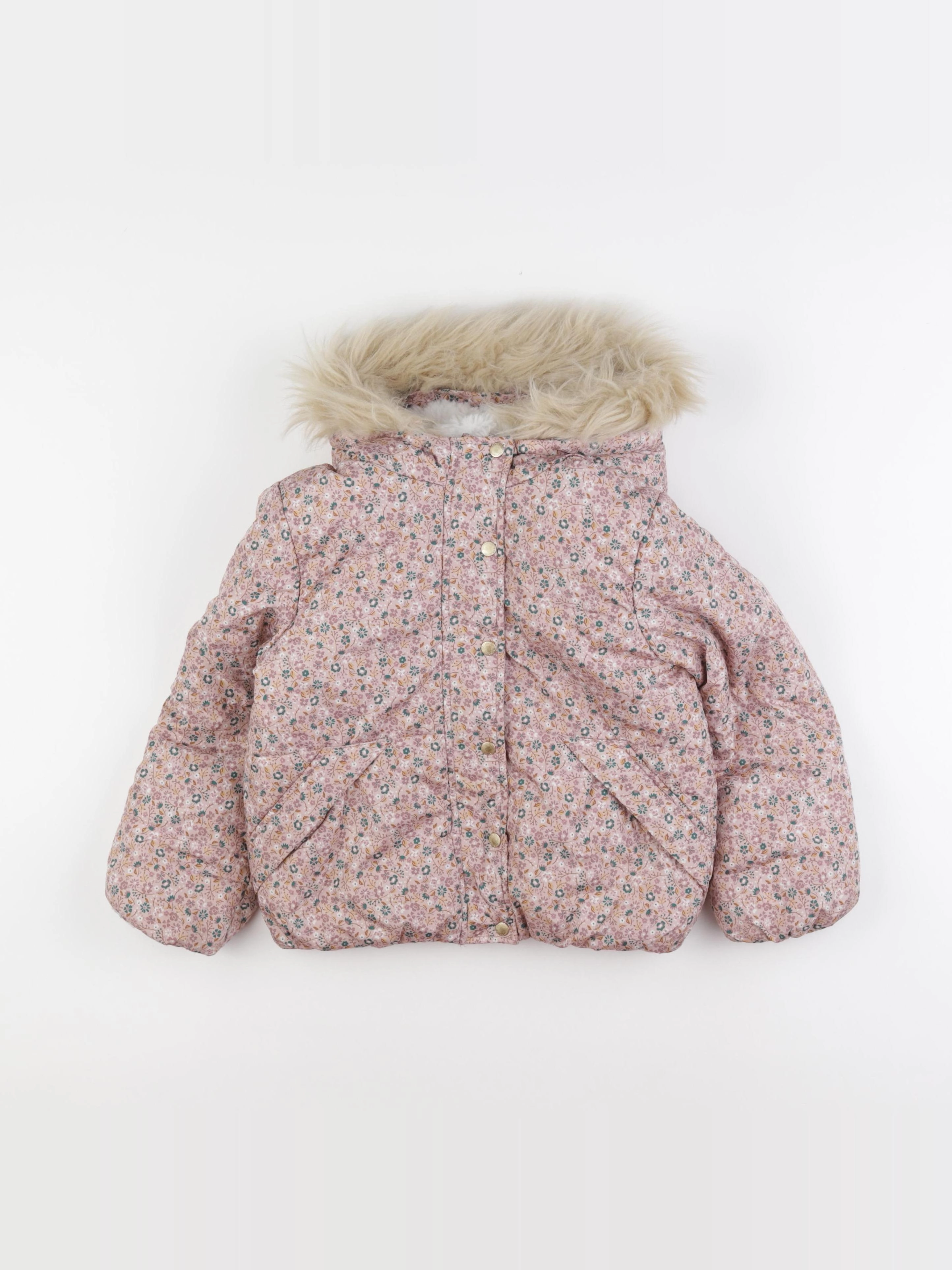 Vertbaudet - doudoune multicolore - 6 ans