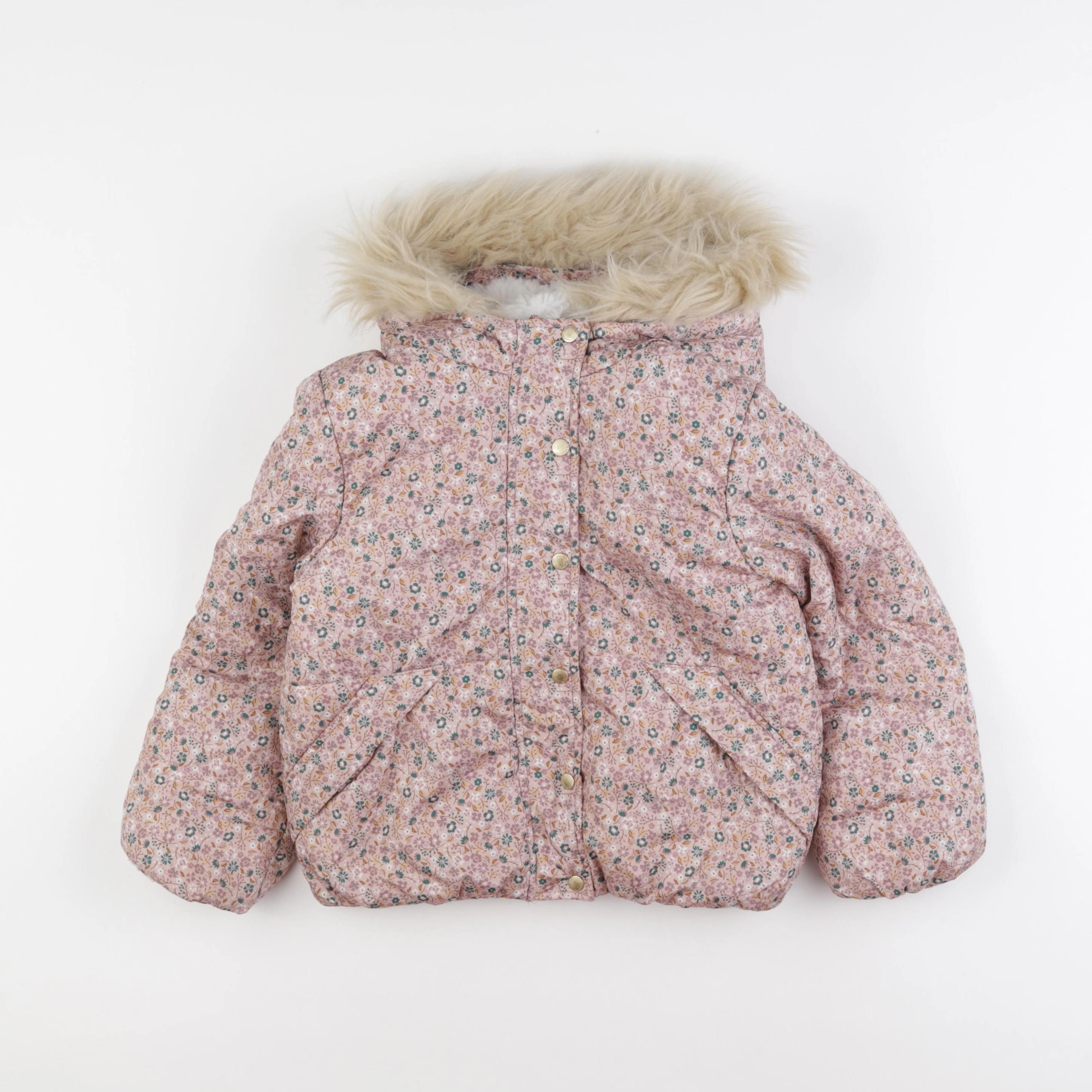 Vertbaudet - doudoune multicolore - 6 ans