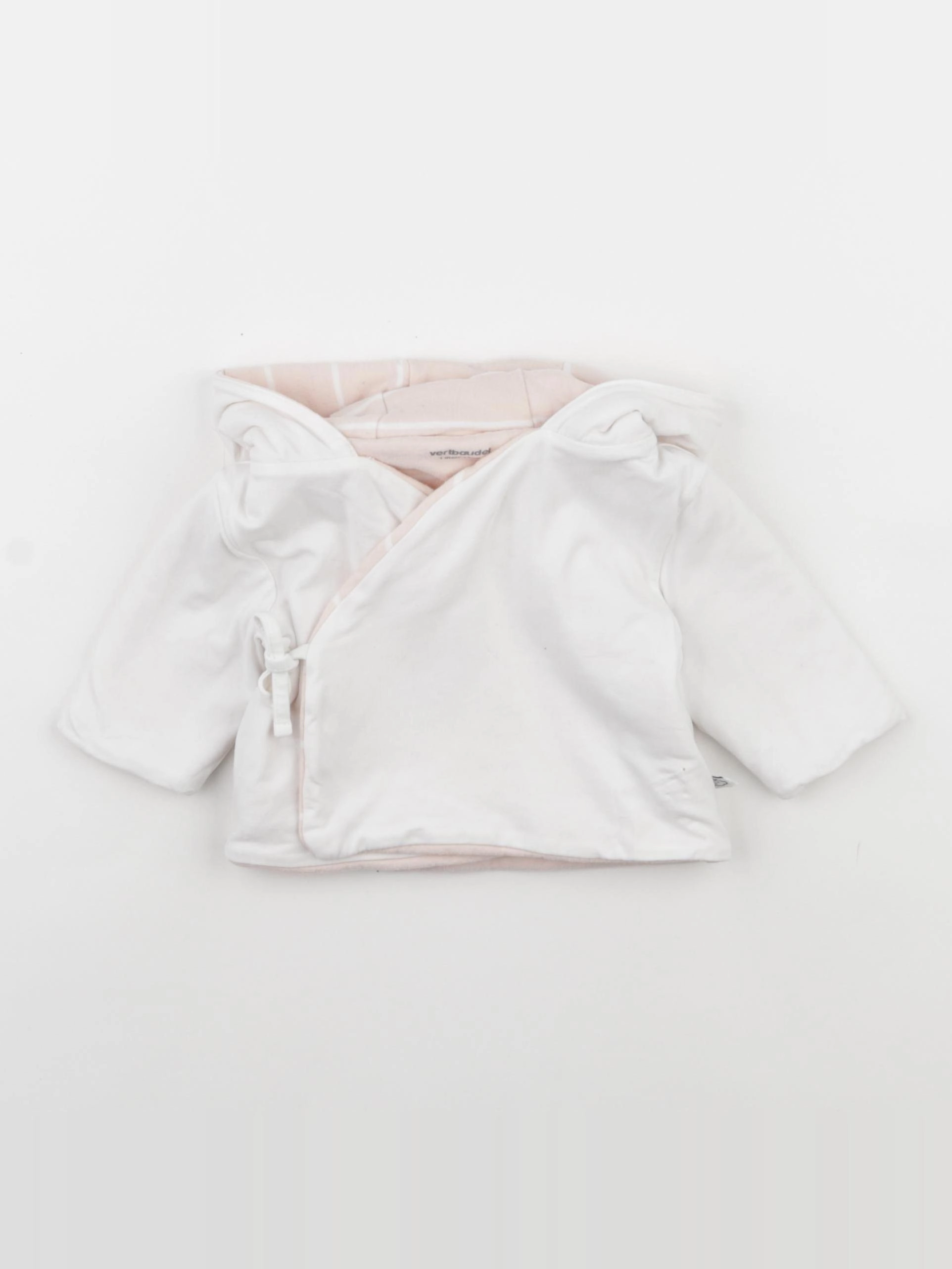 Vertbaudet - veste blanc - 1 mois
