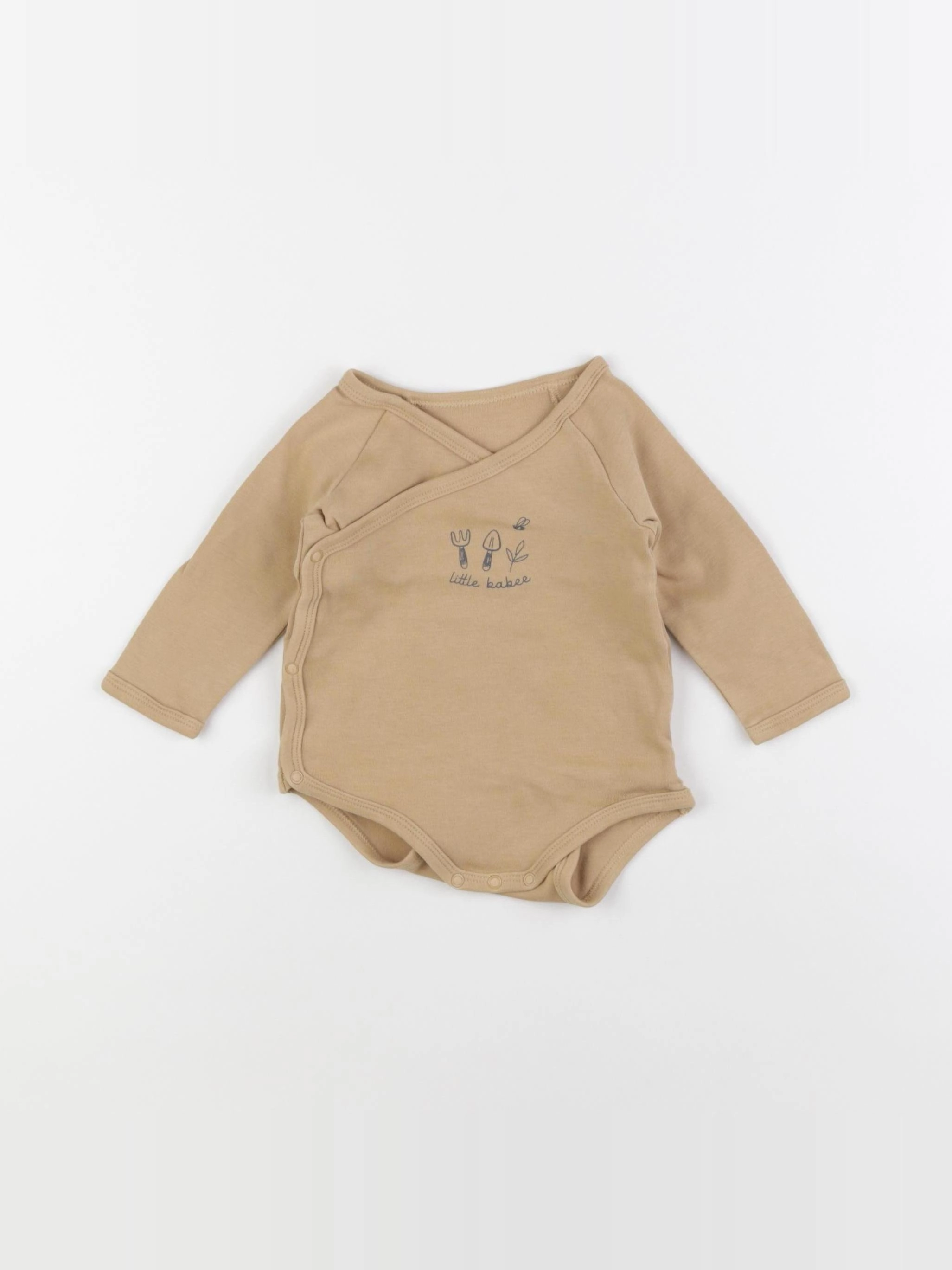 Vertbaudet - body marron - 9 mois