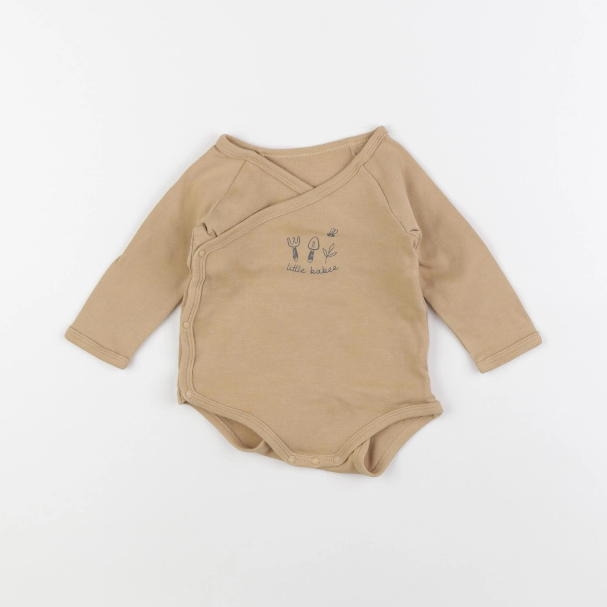 Vertbaudet - body marron - 9 mois