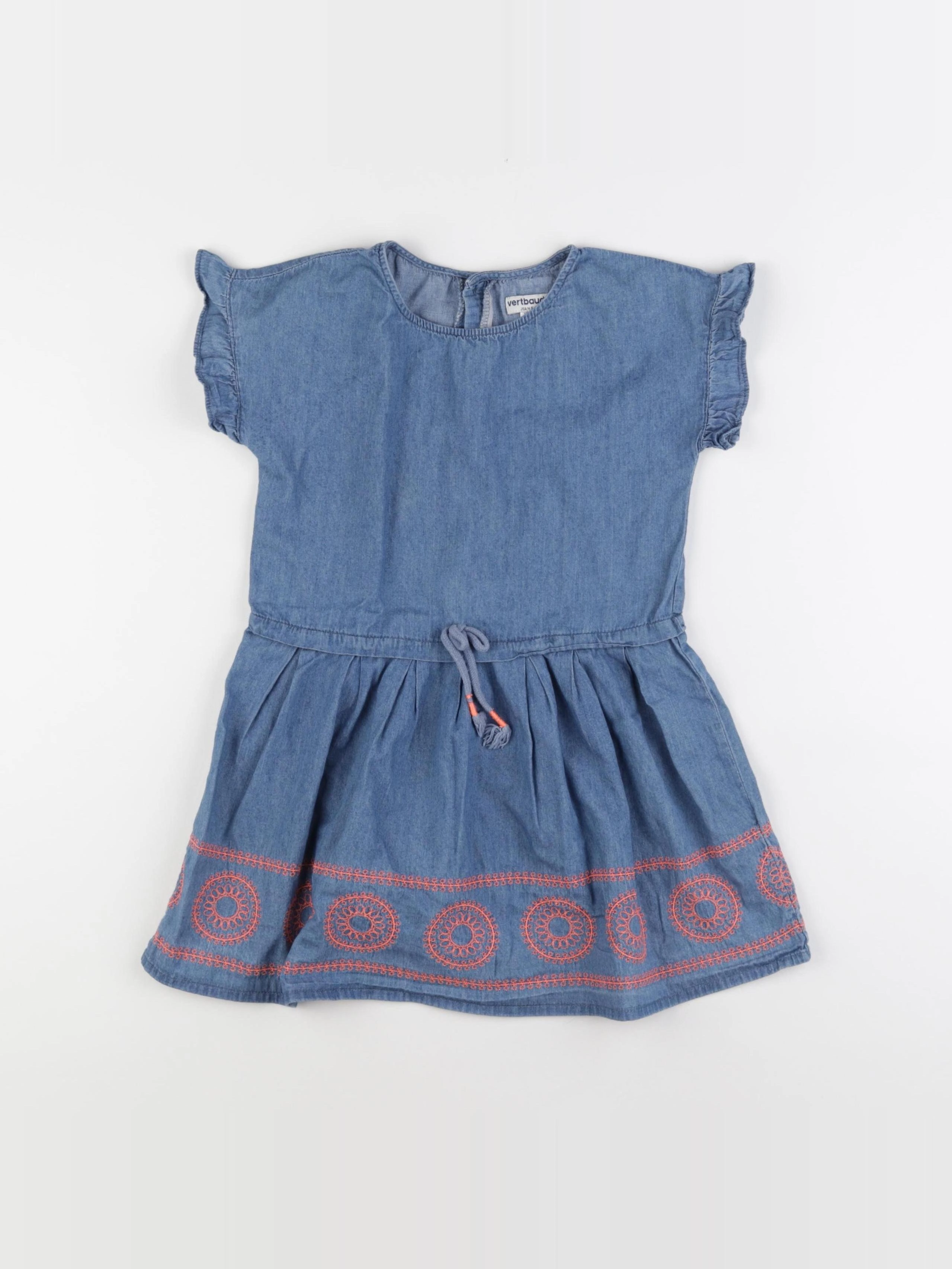 Vertbaudet - robe bleu - 6 mois