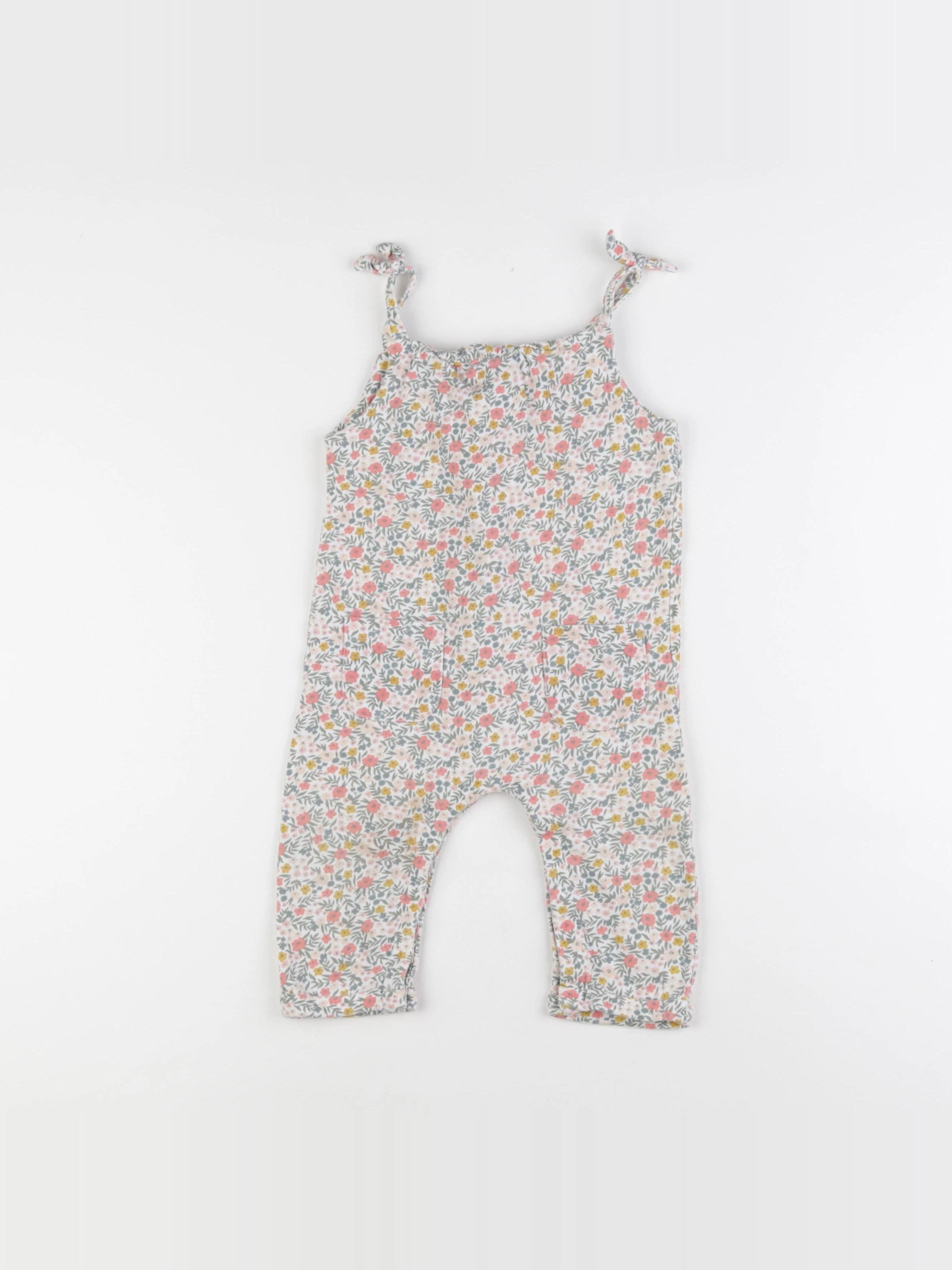 Vertbaudet - combinaison multicolore - 12 mois