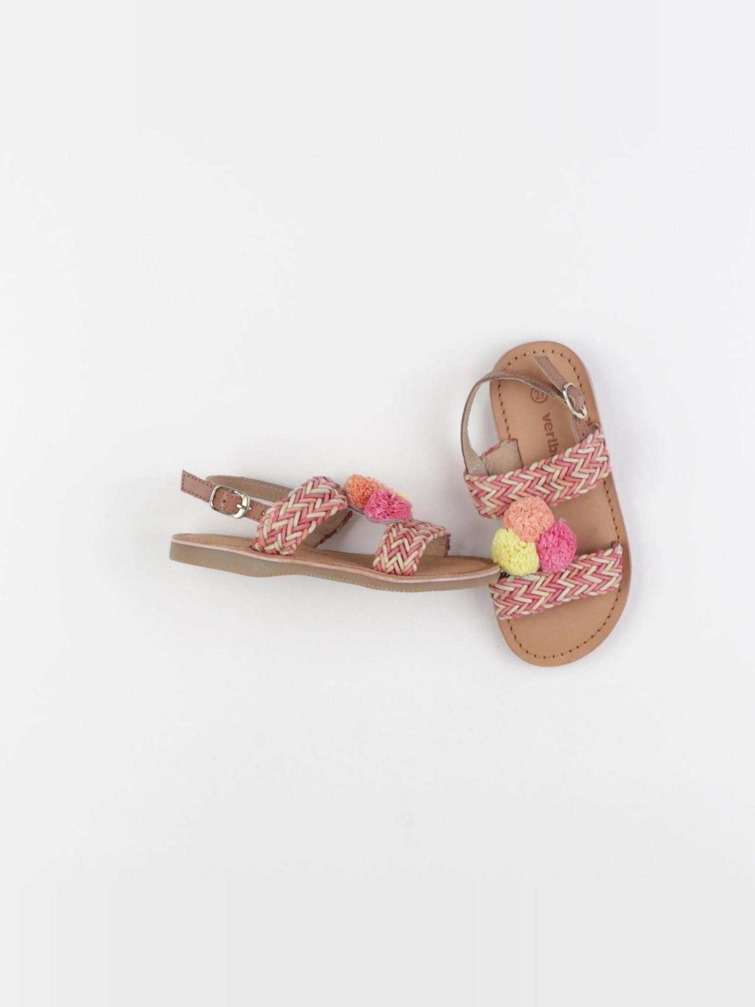 Vertbaudet - sandales rose - pointure 27