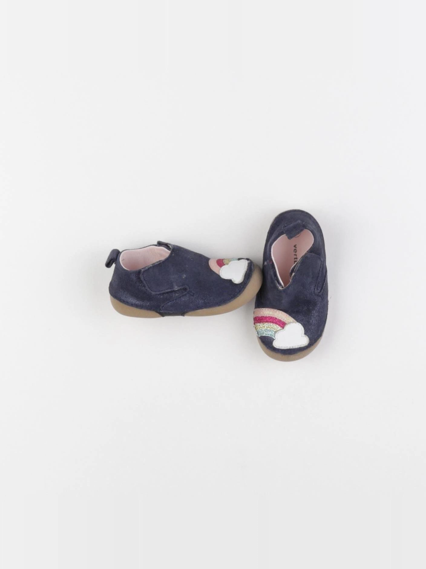 Vertbaudet - chaussons bleu - pointure 19