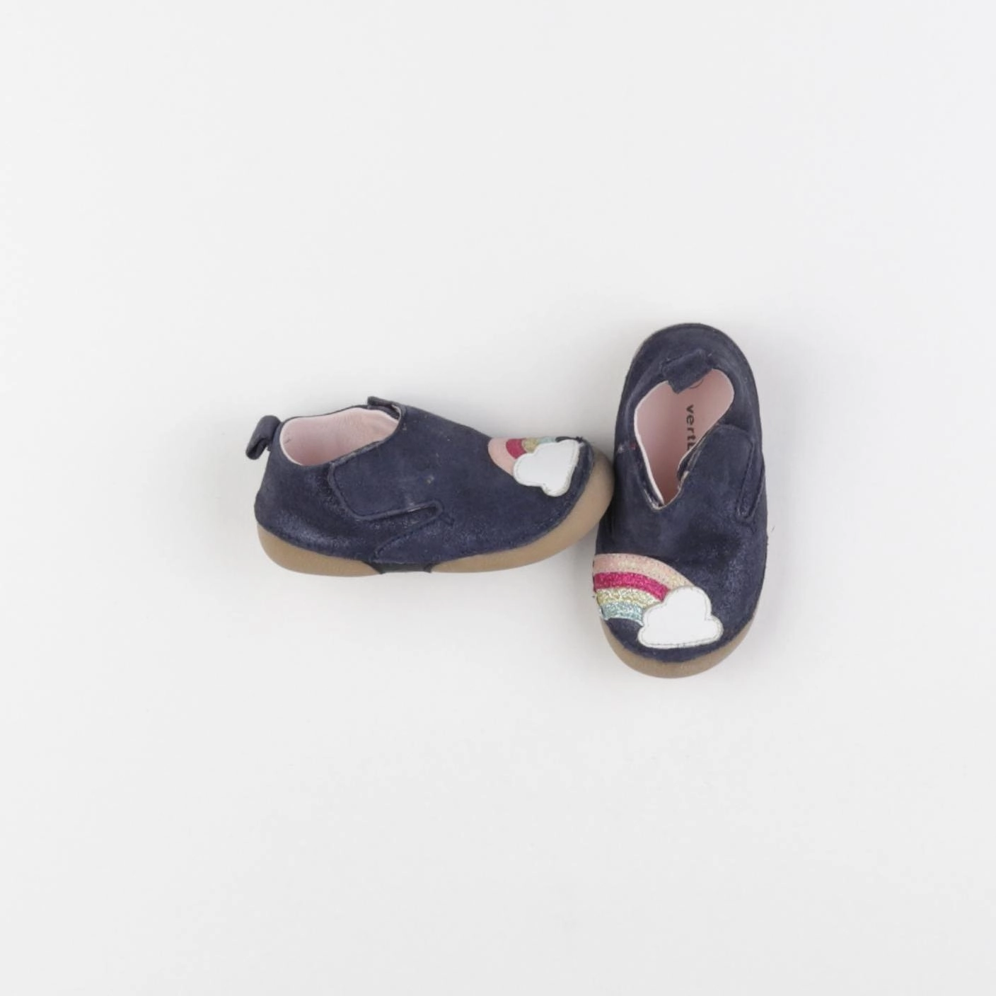 Vertbaudet - chaussons bleu - pointure 19