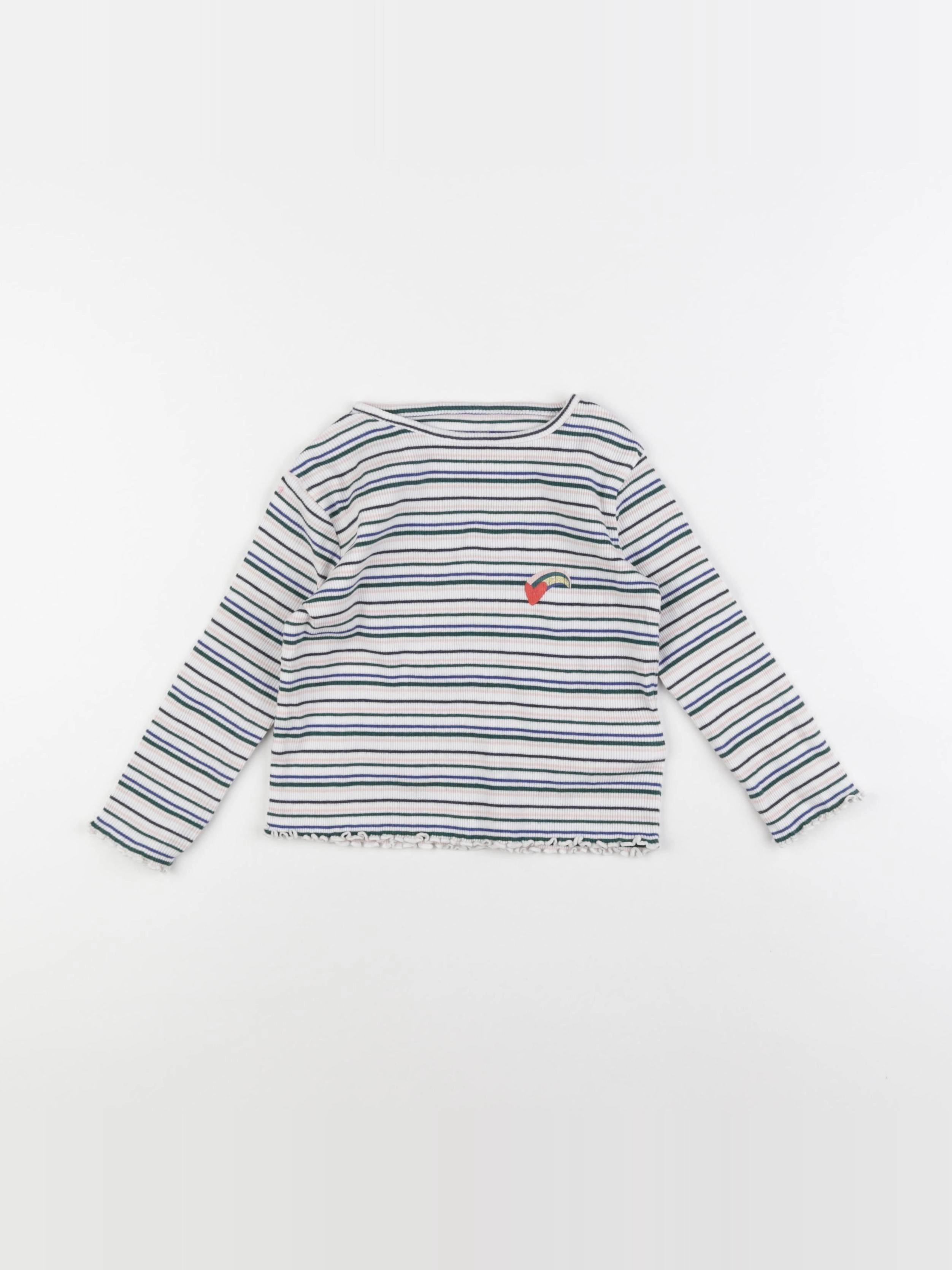 Vertbaudet - tee-shirt multicolore - 2 ans