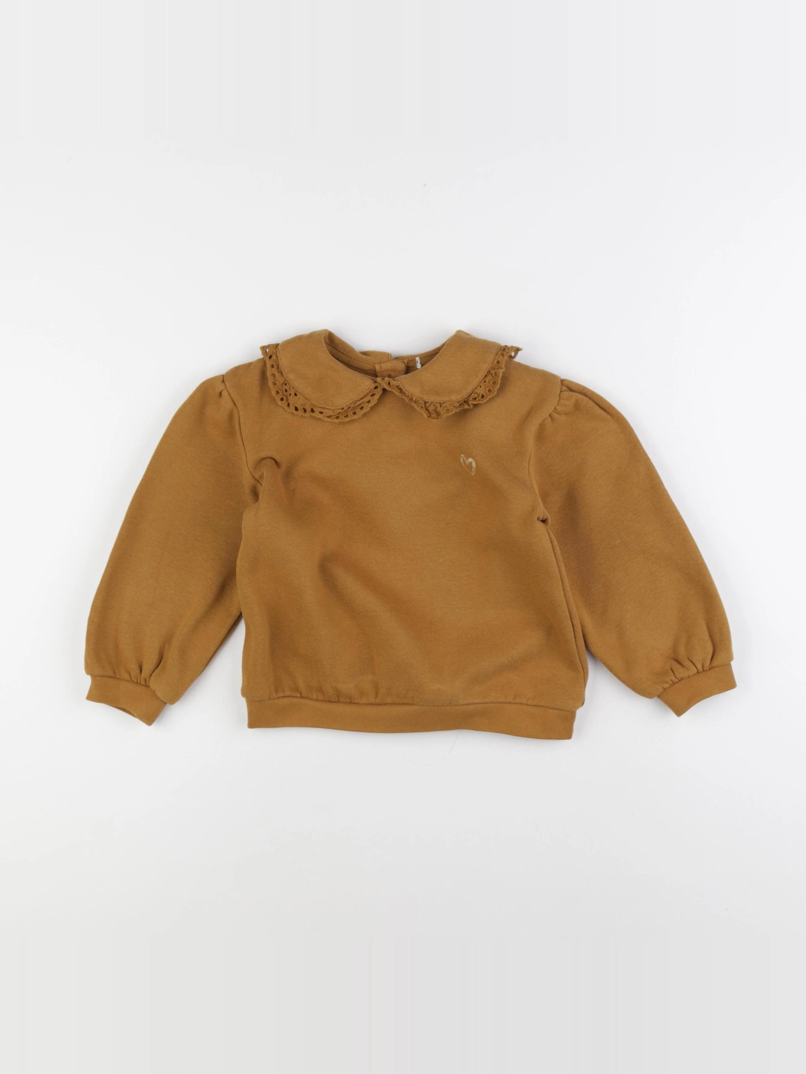 Vertbaudet - sweat marron - 5 ans