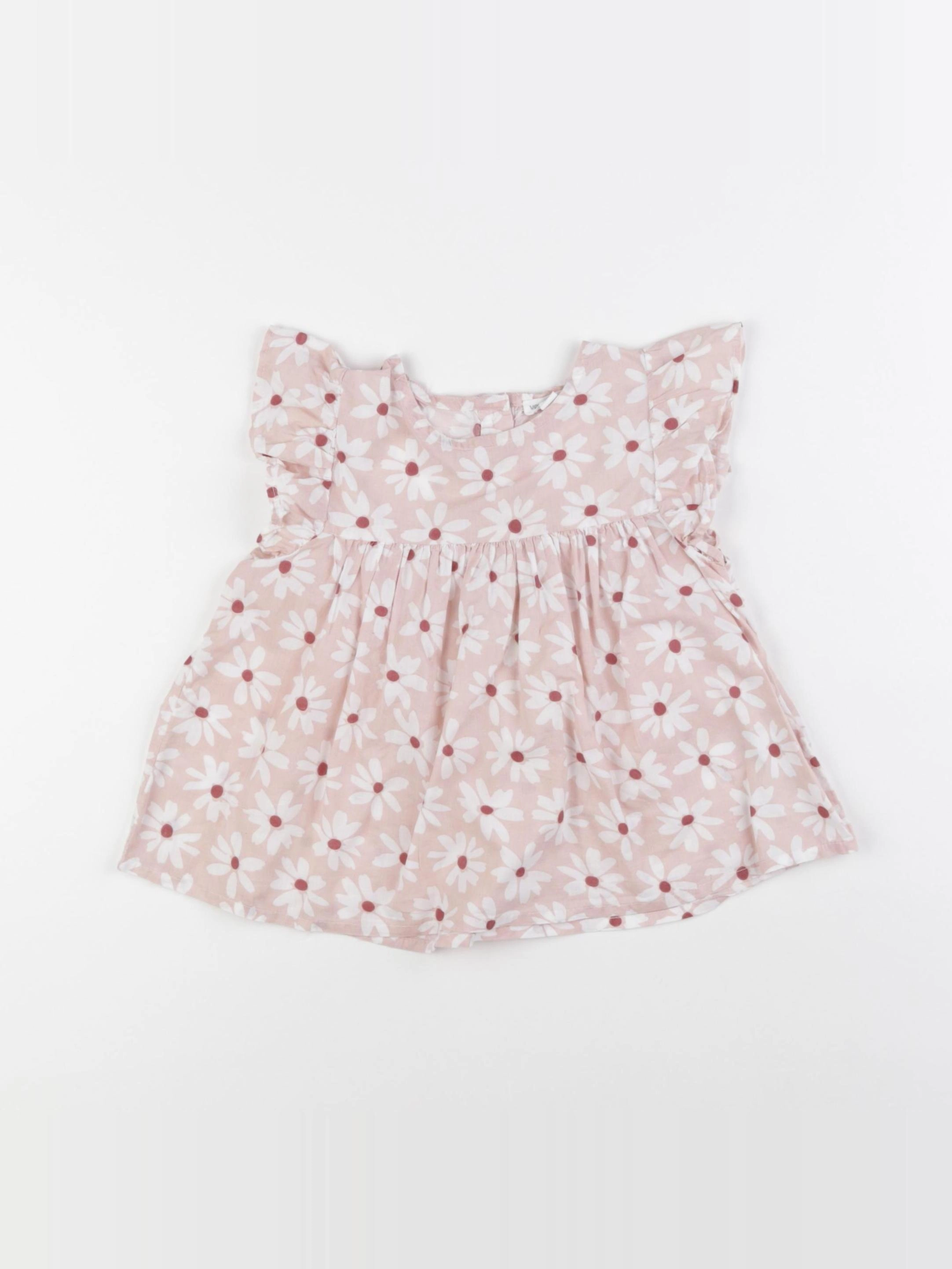Vertbaudet - blouse rose - 4 ans