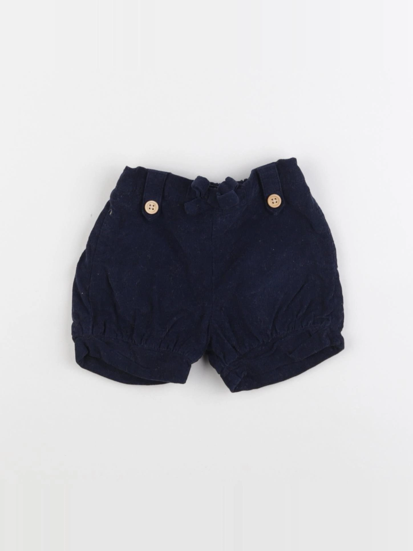 Cyrillus - short bleu - 6 mois