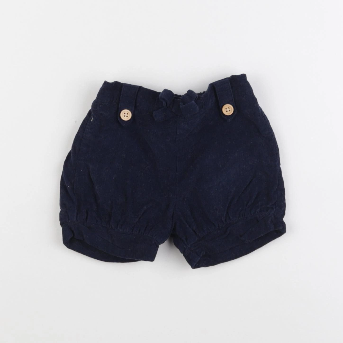Cyrillus - short bleu - 6 mois