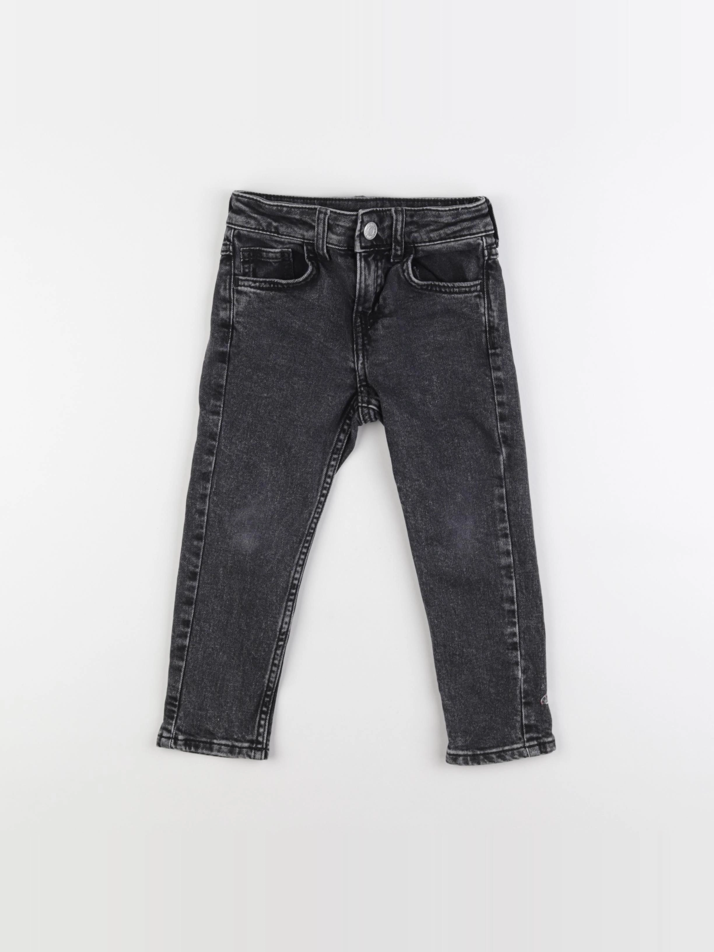 H&M - jean gris - 2/3 ans