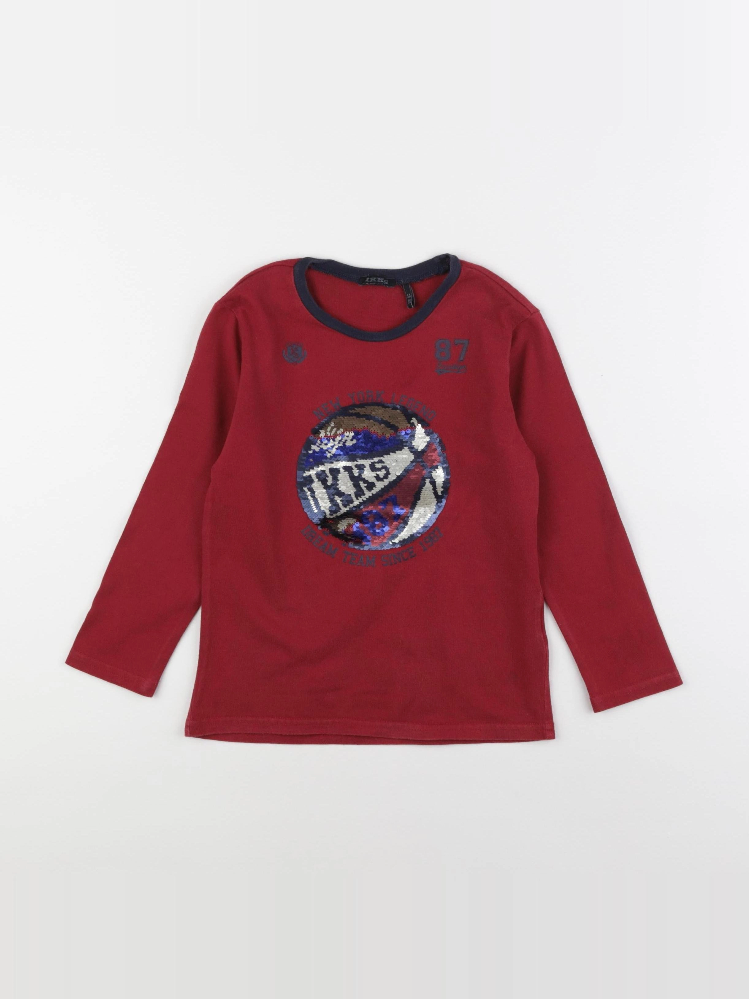 IKKS - tee-shirt rouge - 5 ans