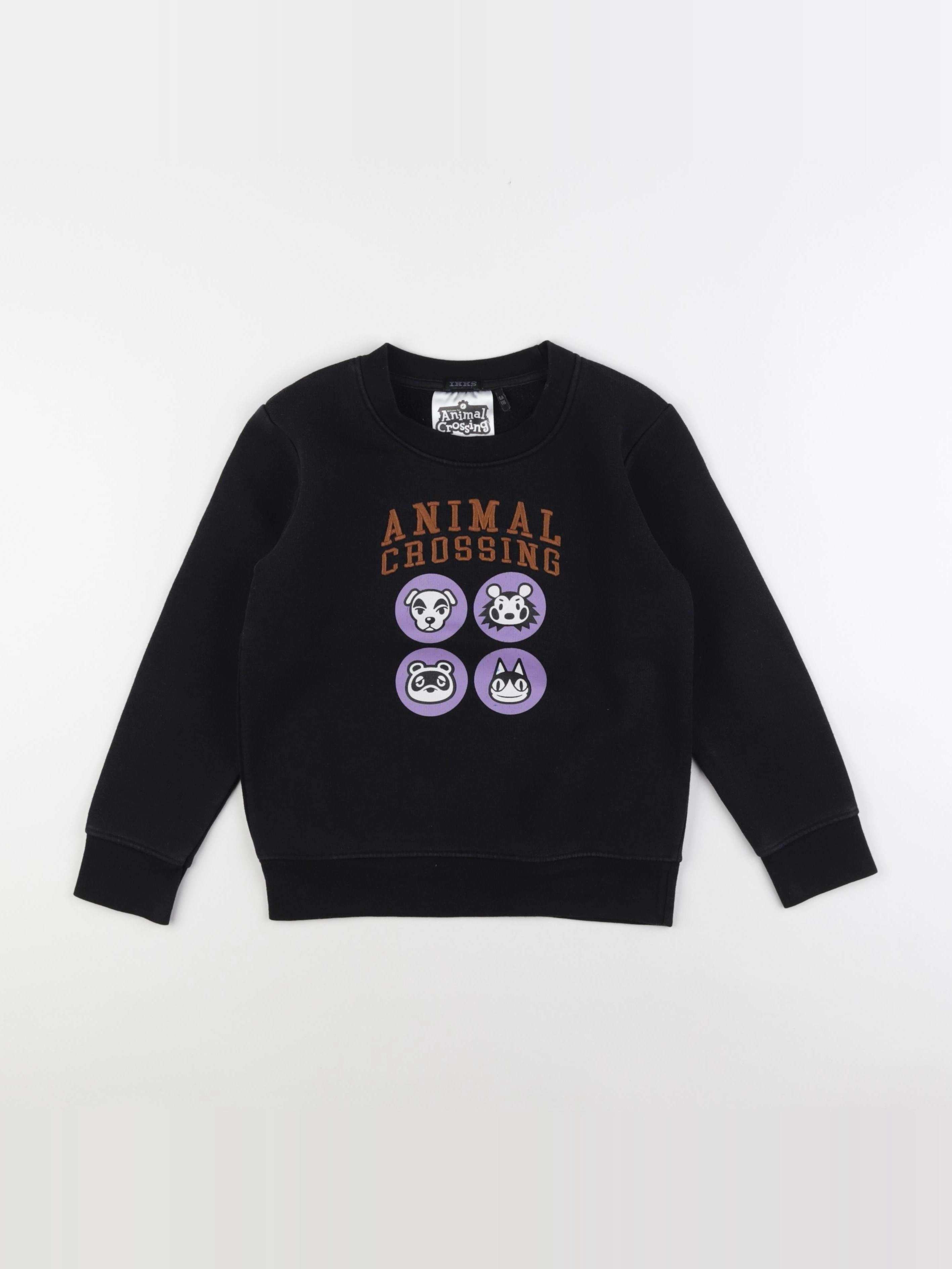 IKKS - sweat noir - 6 ans