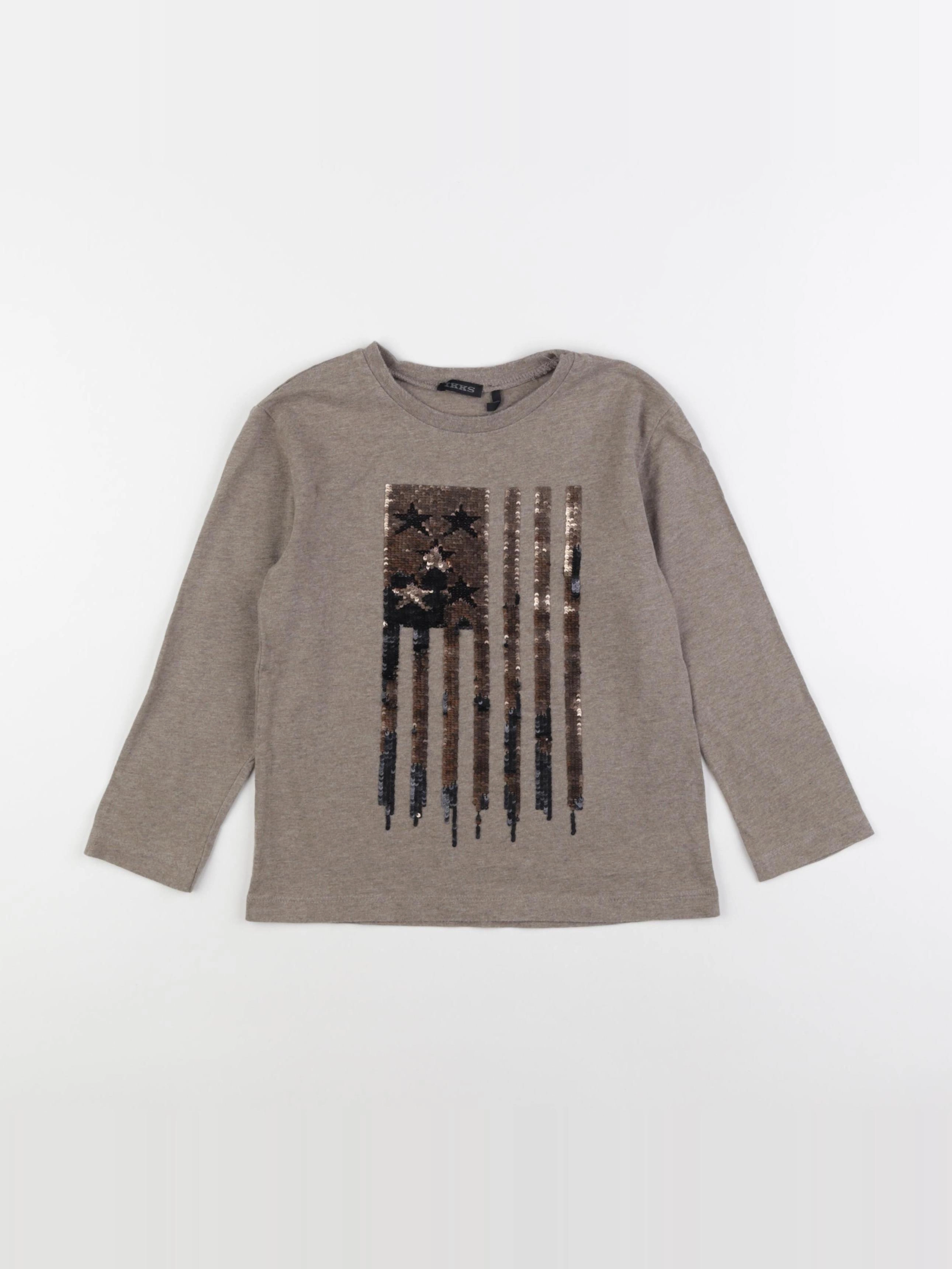 IKKS - tee-shirt gris - 5 ans