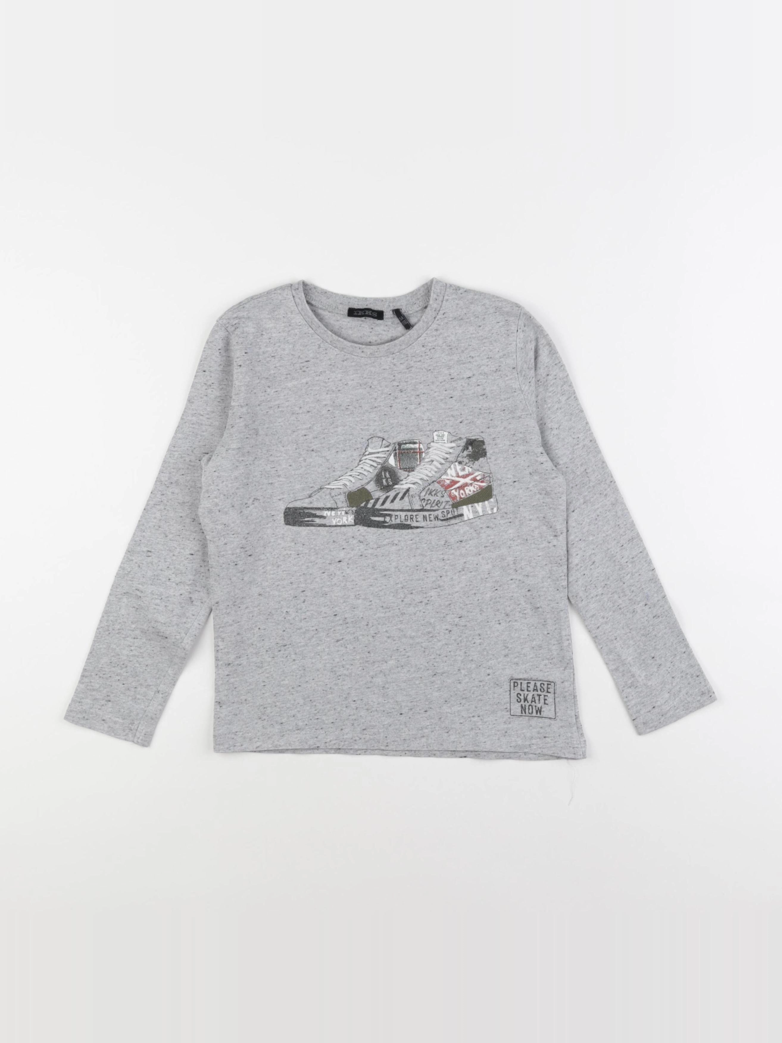 IKKS - tee-shirt gris - 4 ans