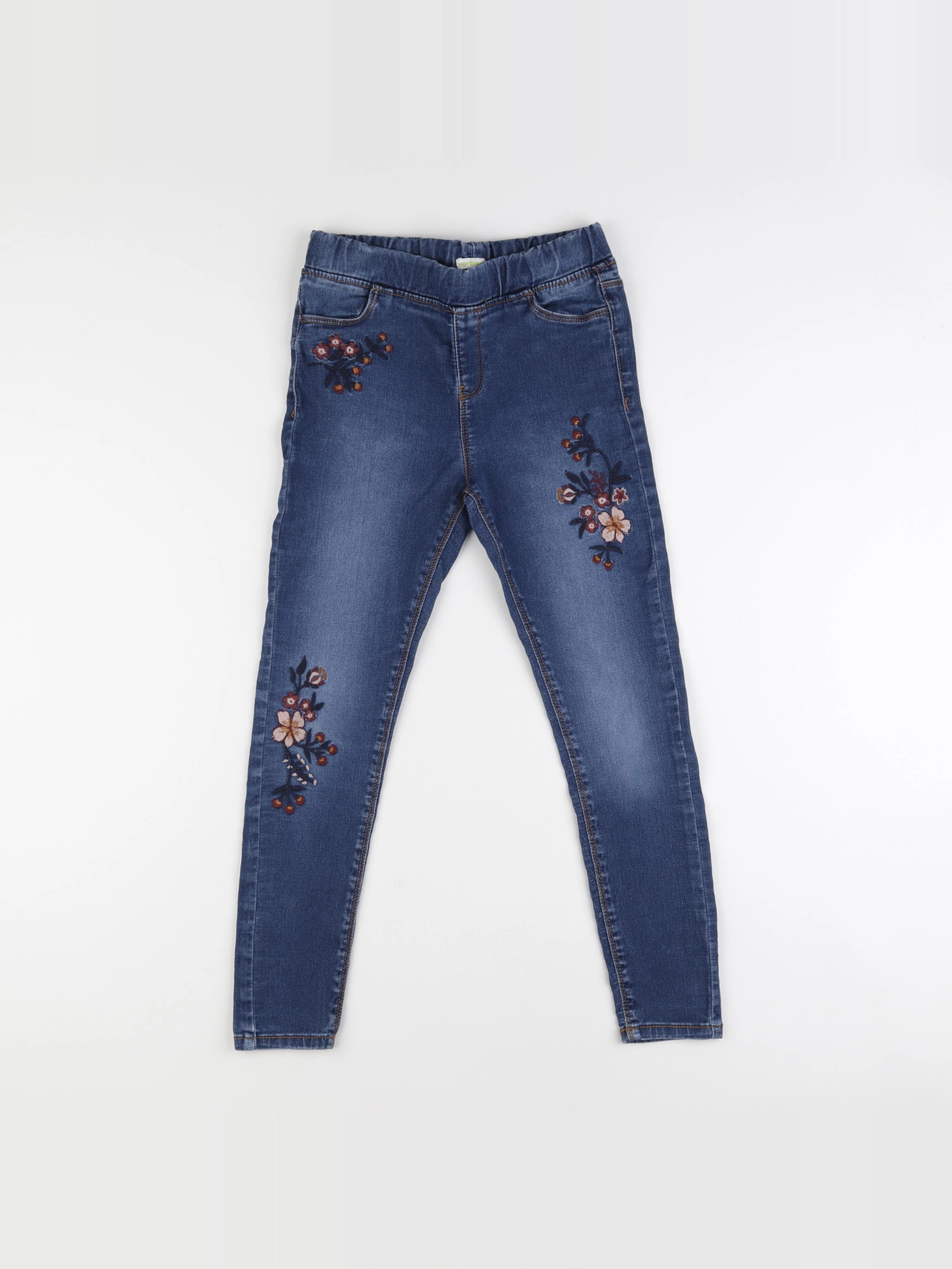 Vertbaudet - jegging bleu - 10 ans