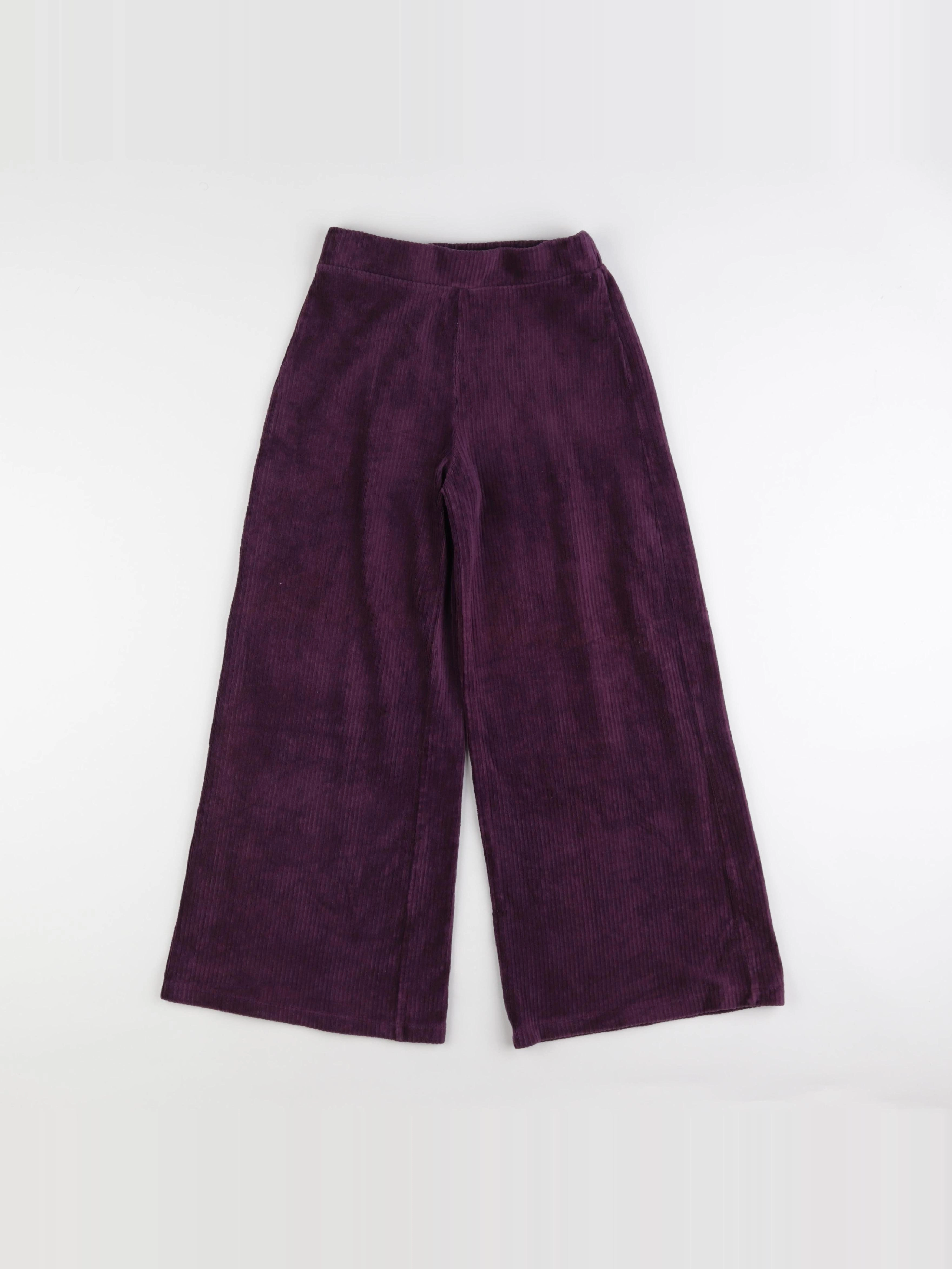 Vertbaudet - pantalon violet - 10 ans
