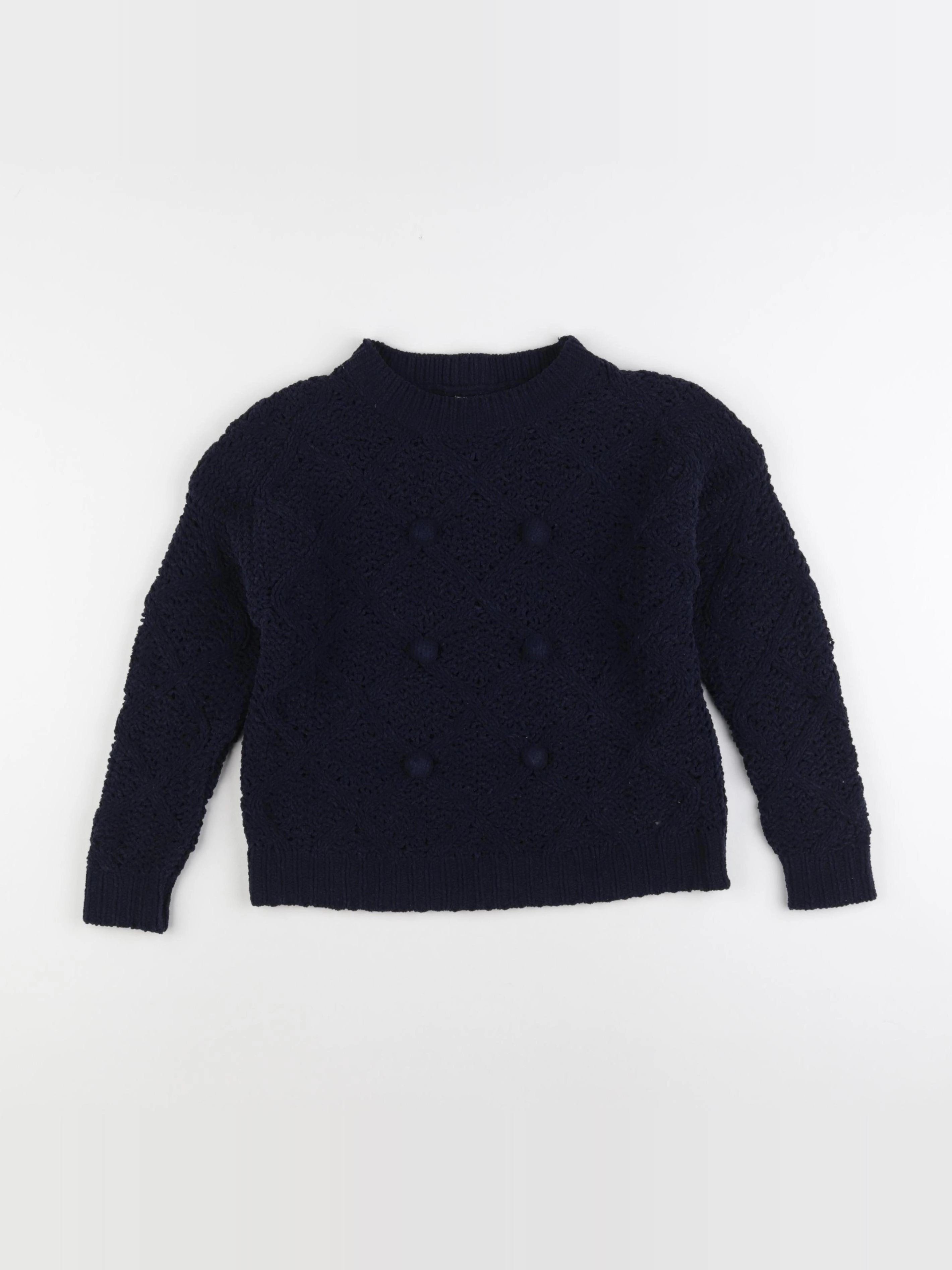 Vertbaudet - pull bleu - 8 ans