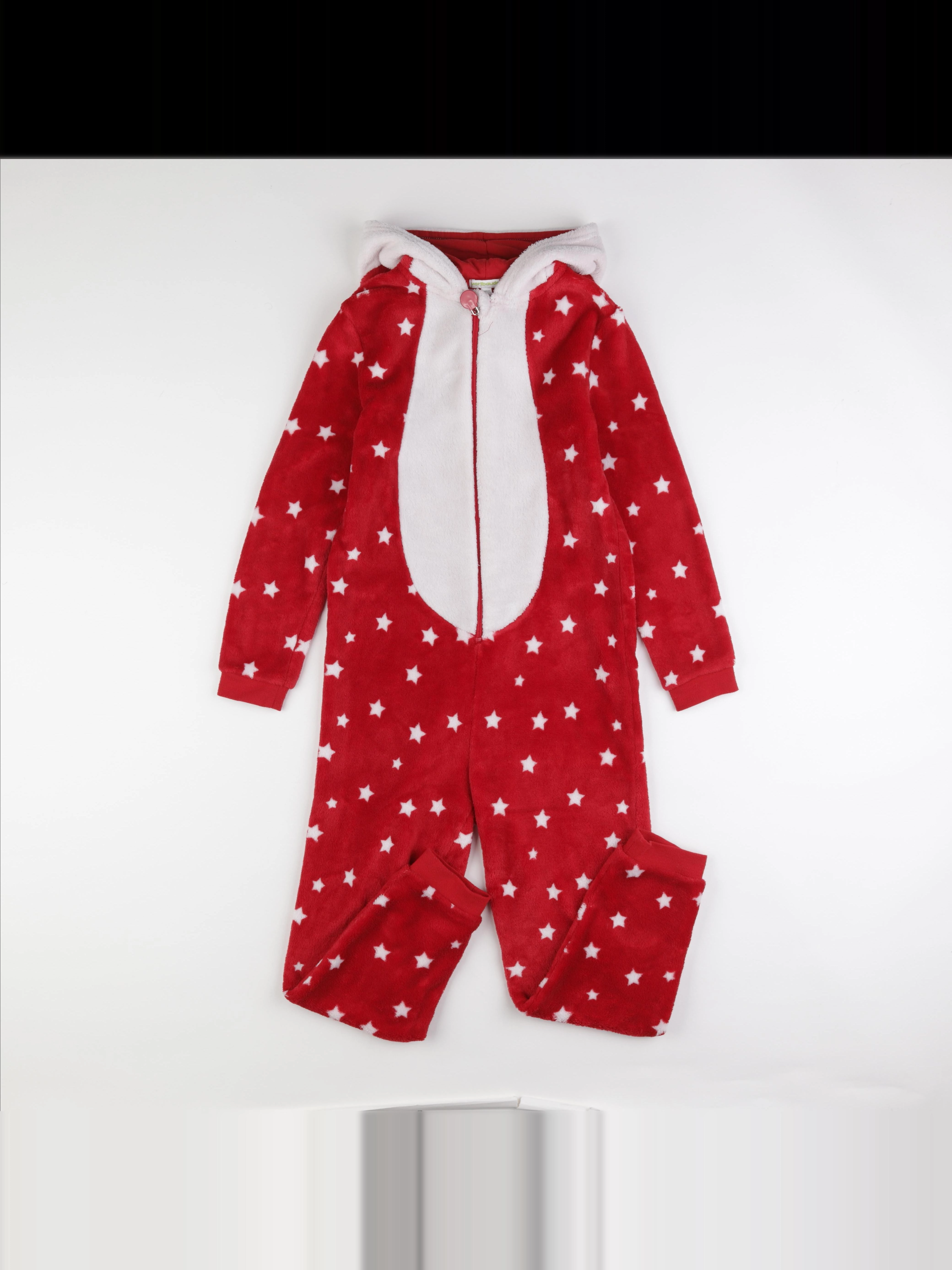 Vertbaudet - sur-pyjama rouge - 10 ans