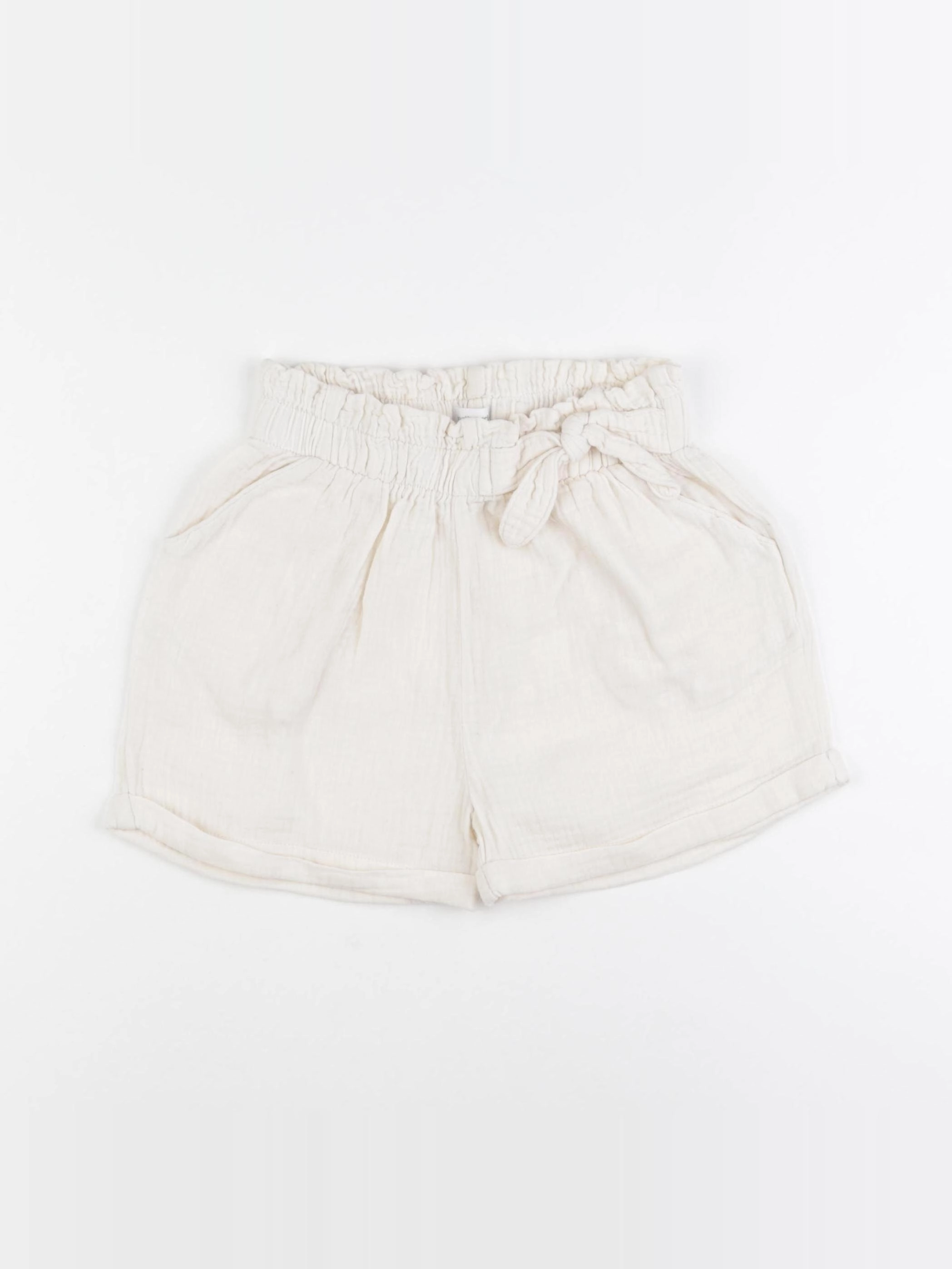 Vertbaudet - short beige - 9 ans