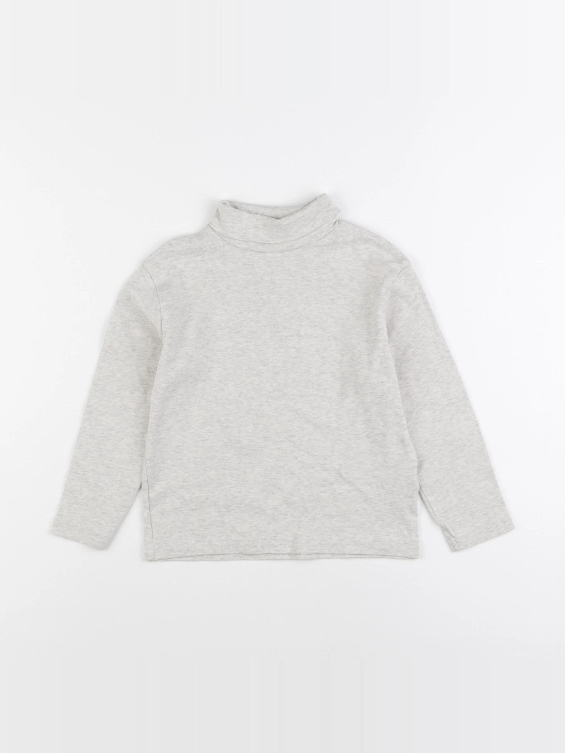 Vertbaudet - sous-pull gris - 5 ans