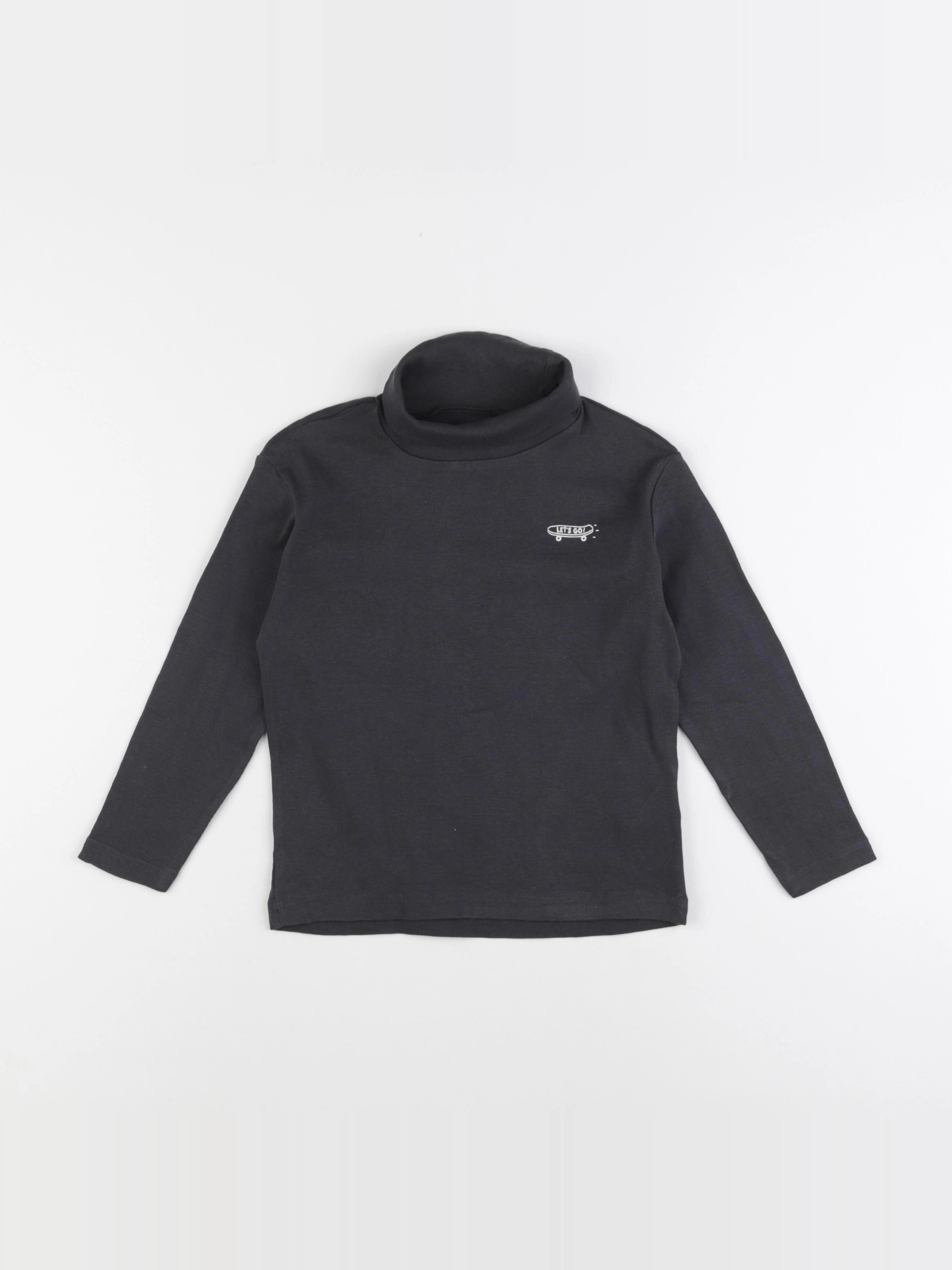 Vertbaudet - sous-pull gris - 5 ans