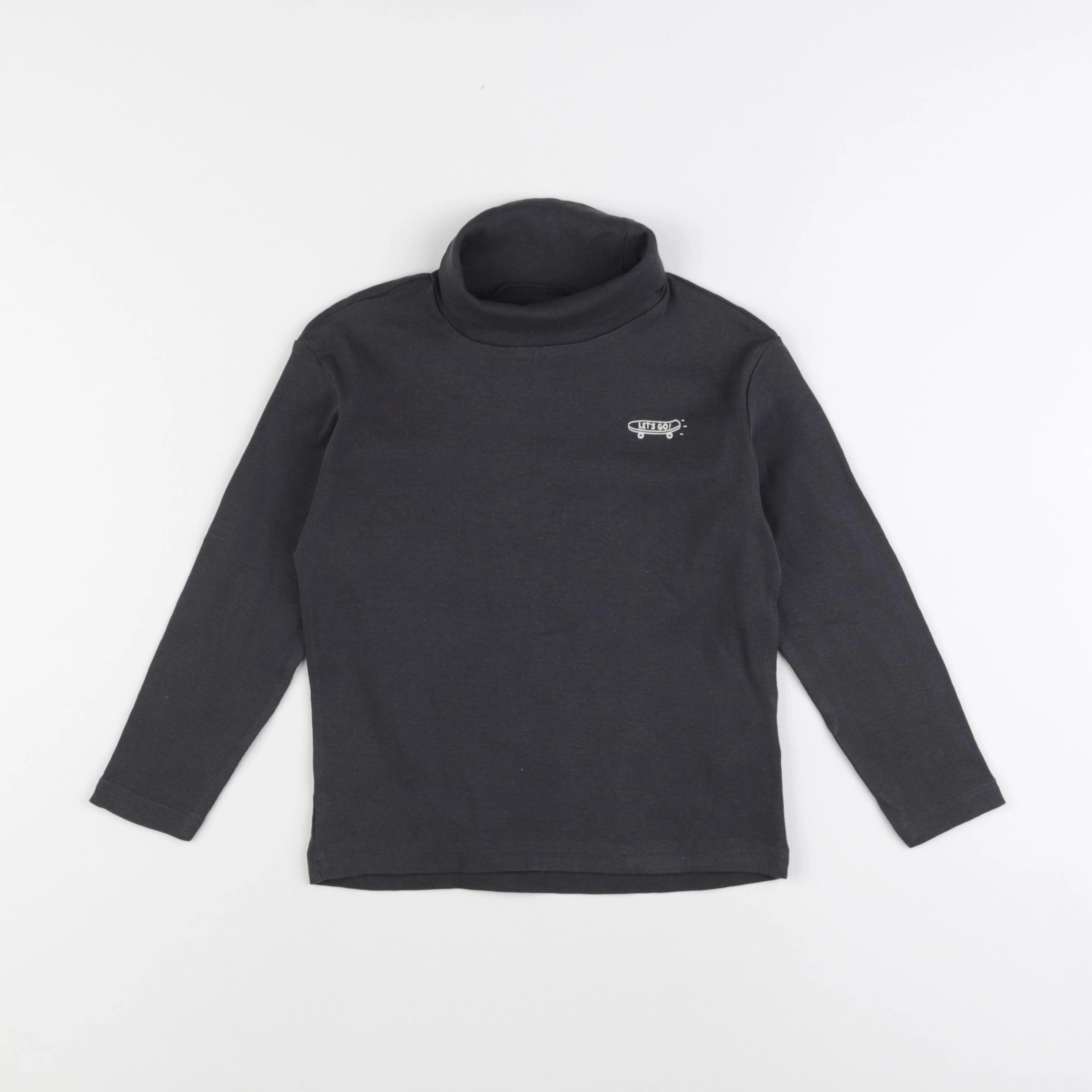 Vertbaudet - sous-pull gris - 5 ans