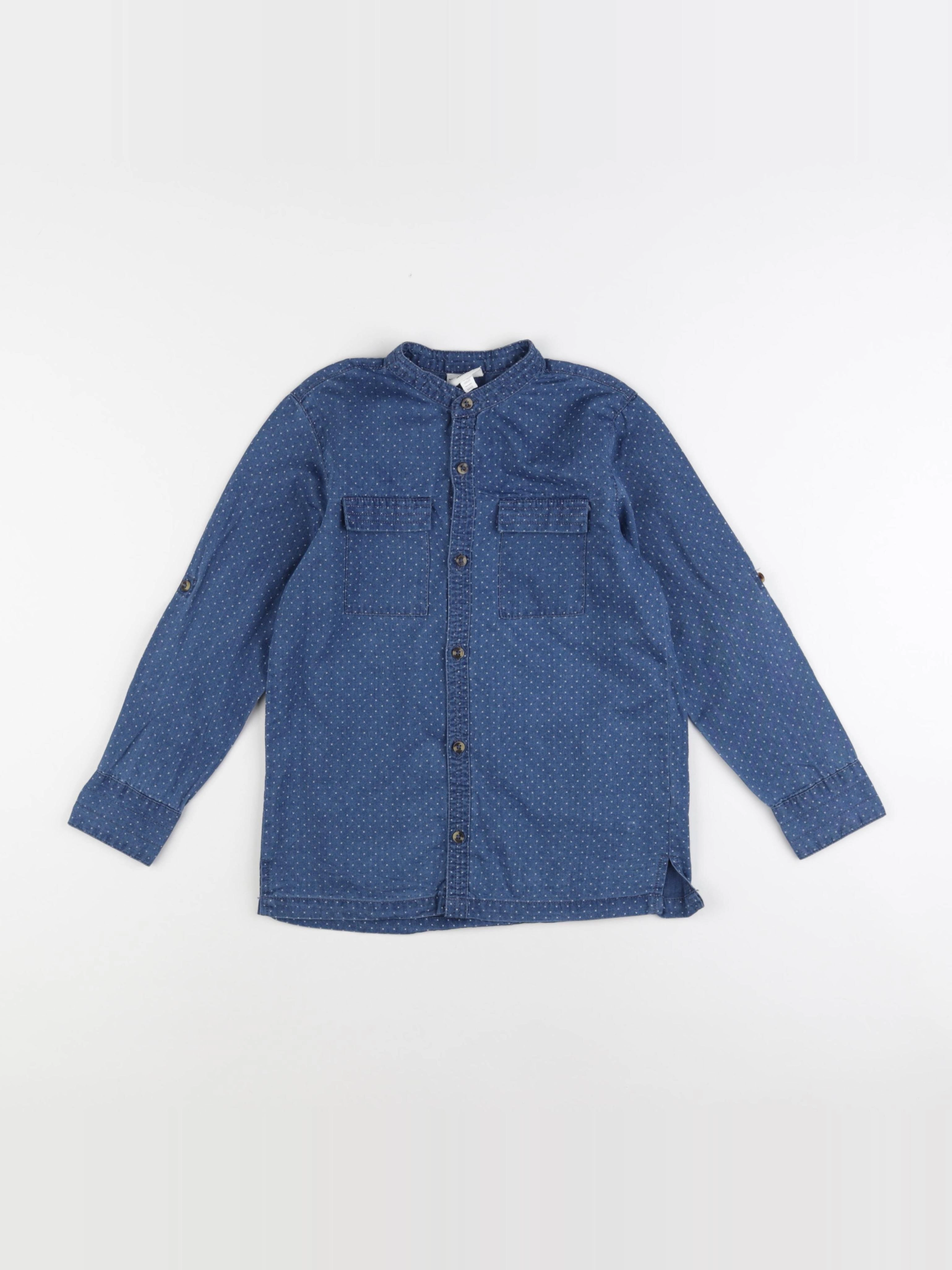 Vertbaudet - chemise bleu - 8 ans